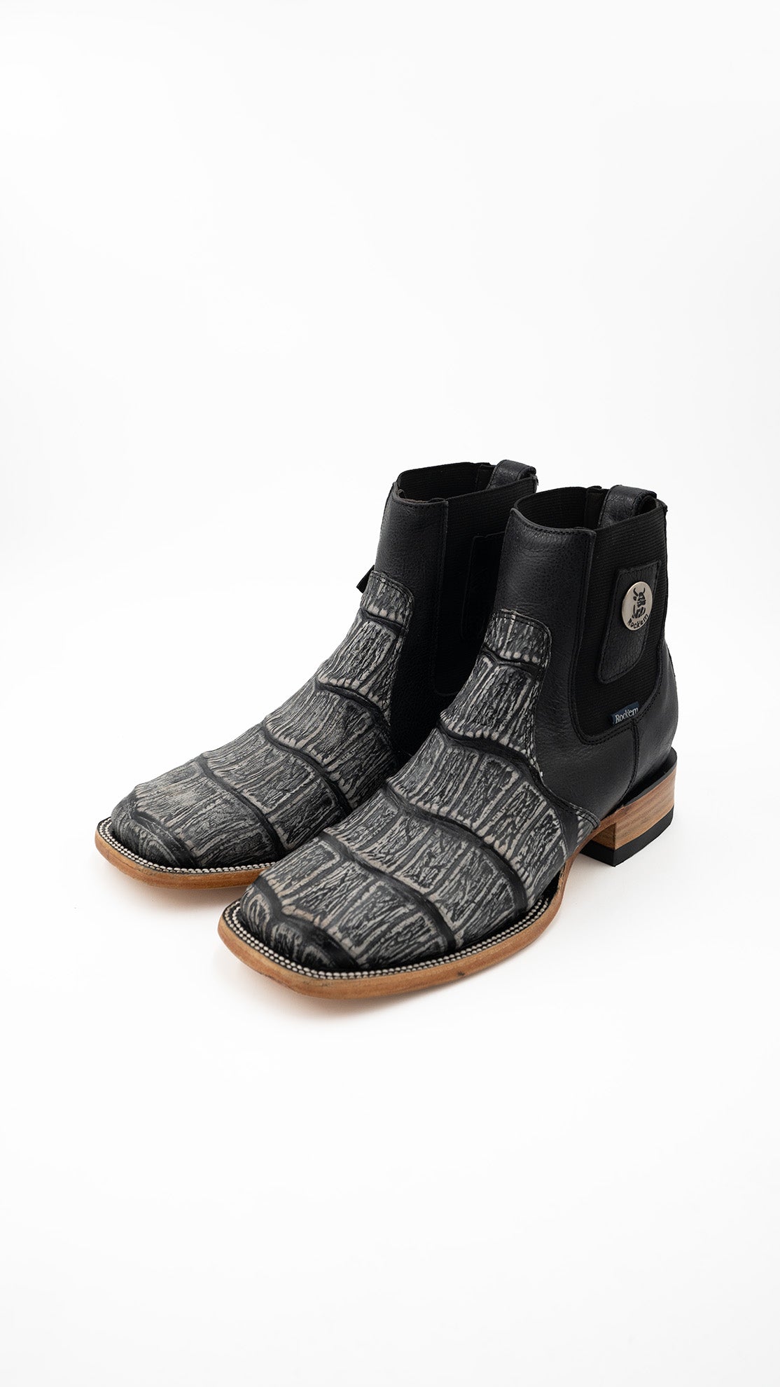 Matte Giant Gator Square Toe Boots for Men - Final Sale | Western Cowboy Boots, Comfortable Work & Outdoor Wear