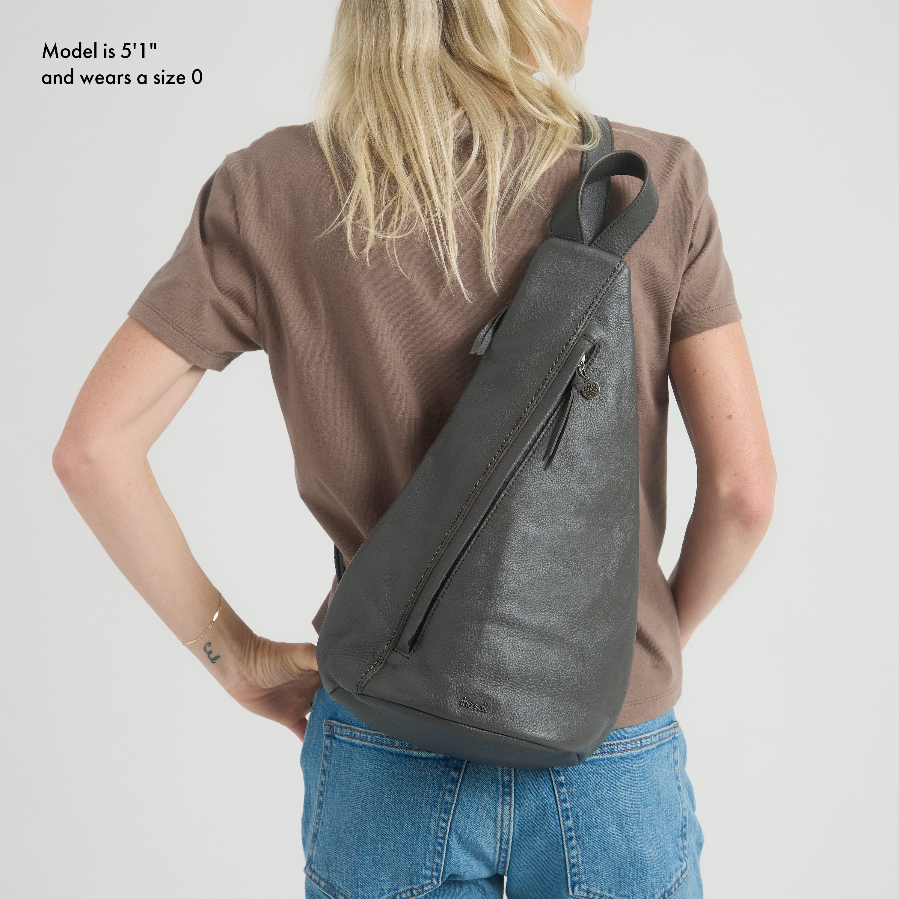 On The Go Sling Backpack - Lightweight Crossbody Travel Bag for Men & Women - Perfect for Hiking, Commuting & Everyday Use
