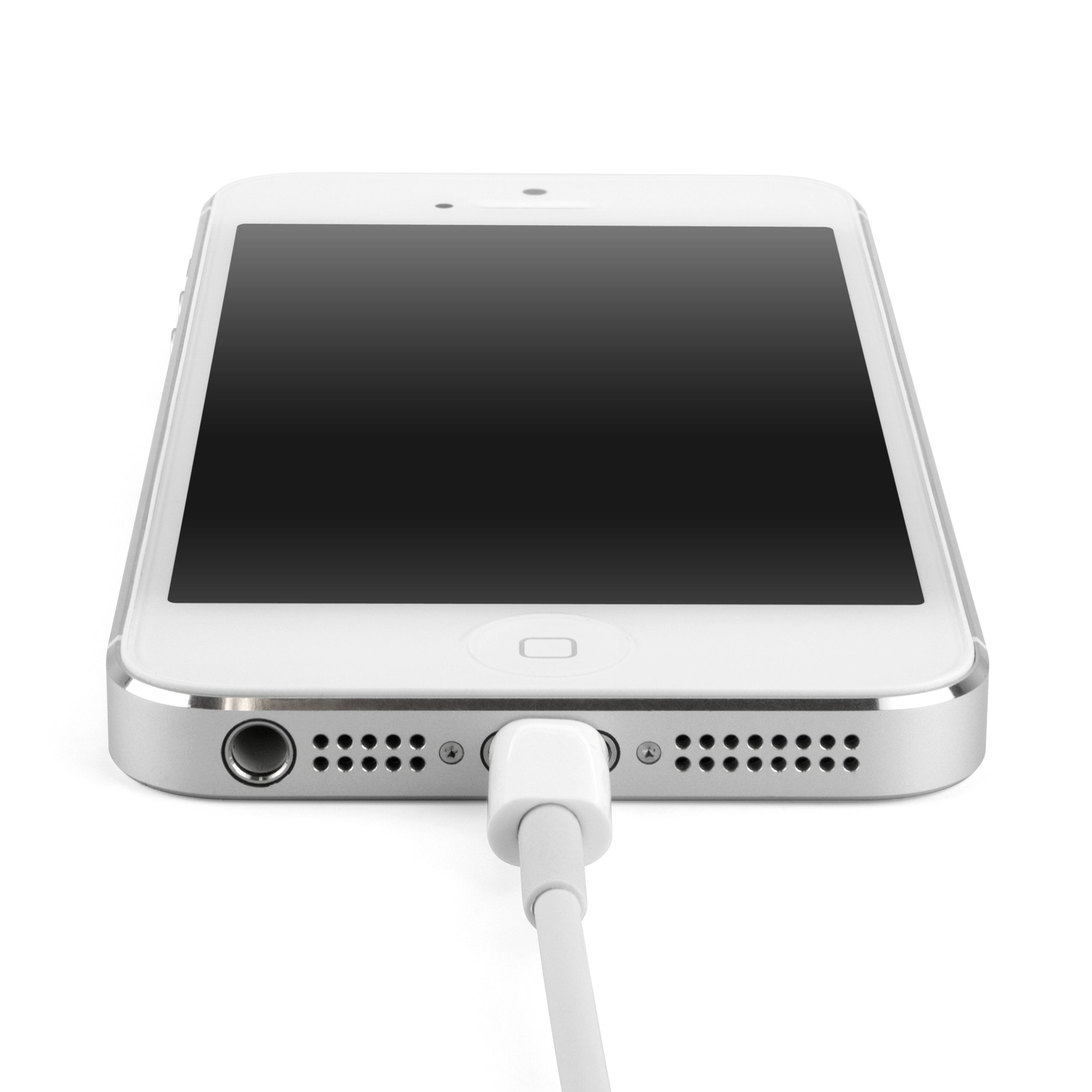 Apple Certified MFI Lightning Cable 5ft - Fast Charging & Sync Cable for iPhone 14/13/12/11/X/8/7/6, iPad Air, iPad Mini, iPod - Durable Nylon Braided Black Lightning Cord - Perfect for Home, Office & Travel Charging