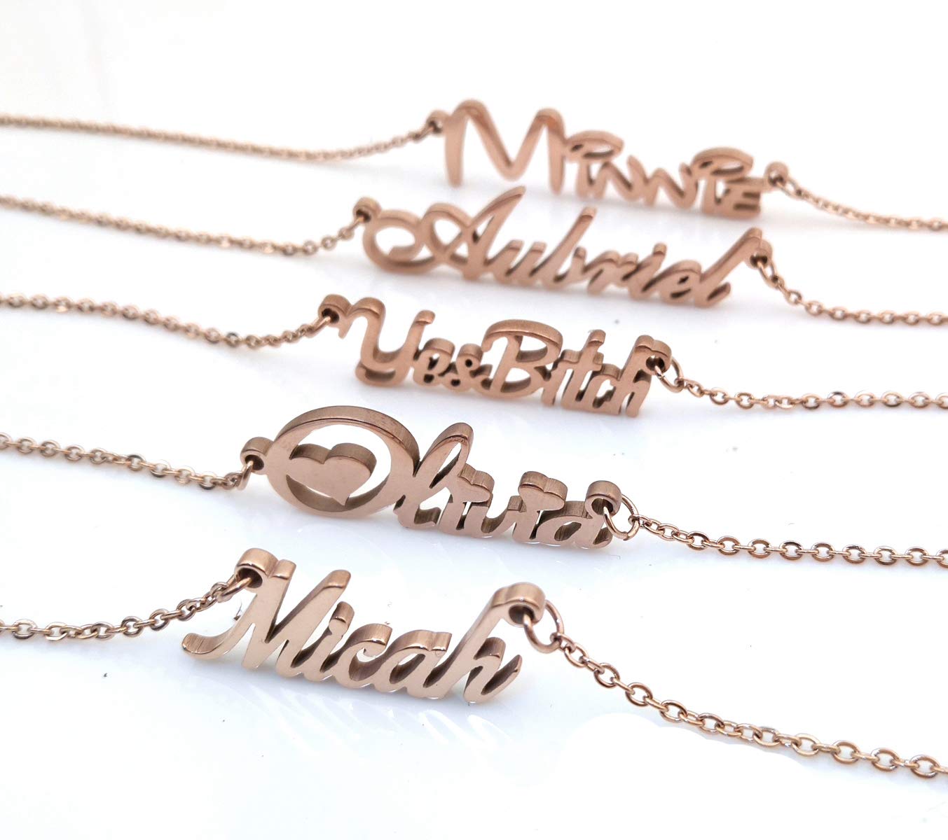Personalized Sterling Silver Name Necklace - Custom Engraved Jewelry for Women, Gifts for Her, Birthday, Anniversary & Special Occasions
