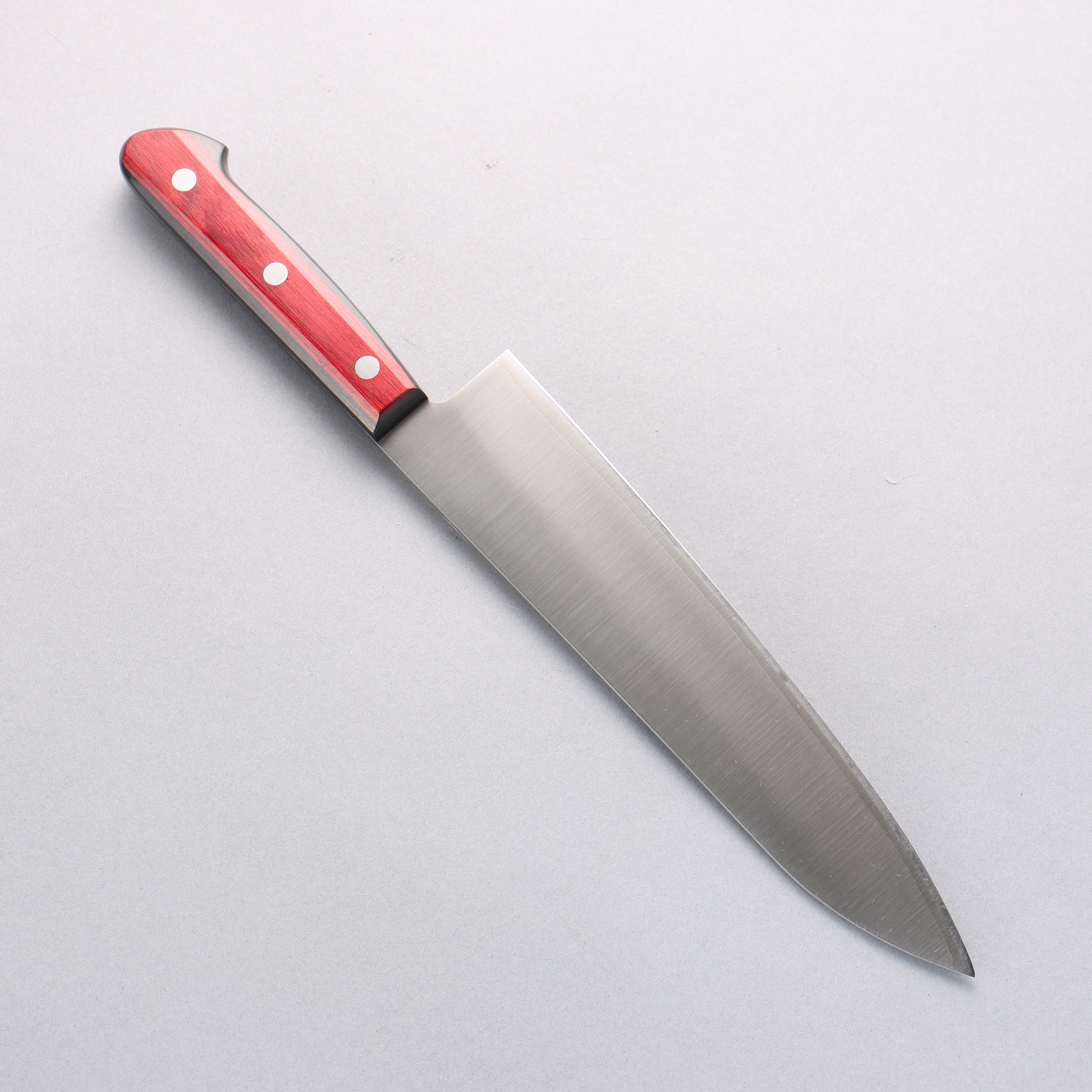 Premium Seisuke SLD Migaki Polish Finish Gyuto Chef Knife 210mm - Japanese High Carbon Steel Blade with Red Pakka Wood Handle - Perfect for Sushi, Meat Cutting & Professional Kitchen Use
