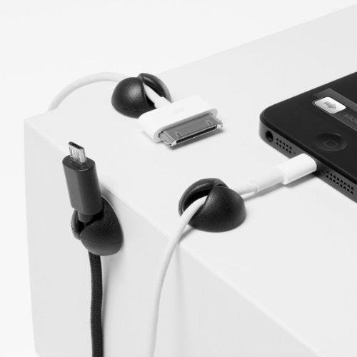 Bluelounge Cabledrop Mini - Cable Management Organizer for Desk & Home Office - Keep Wires Tidy Under Desk, Behind TV, or in Workspace