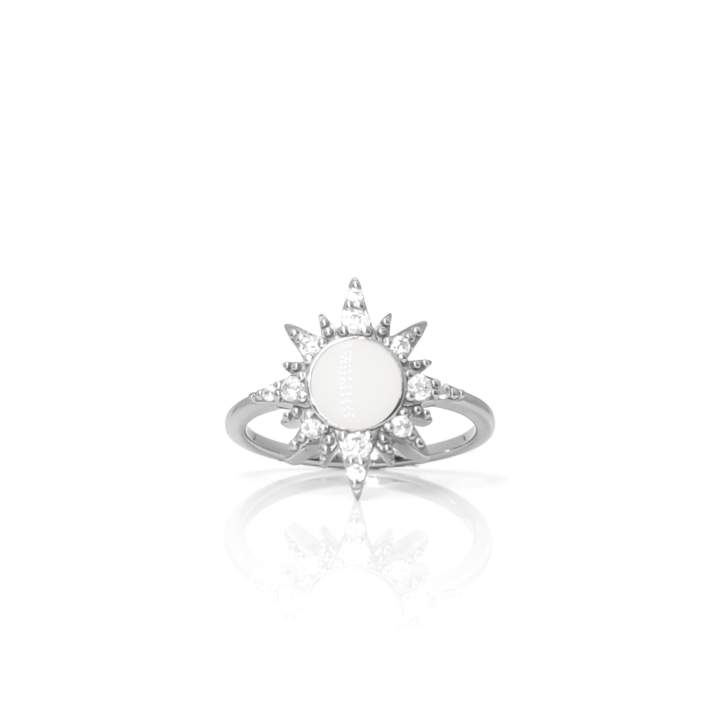 Gloria Excelsis Breast Milk Ring - Sterling Silver Keepsake Jewelry for Nursing Moms - Perfect for Mother's Day, Baby Shower Gifts & Breastfeeding Mementos