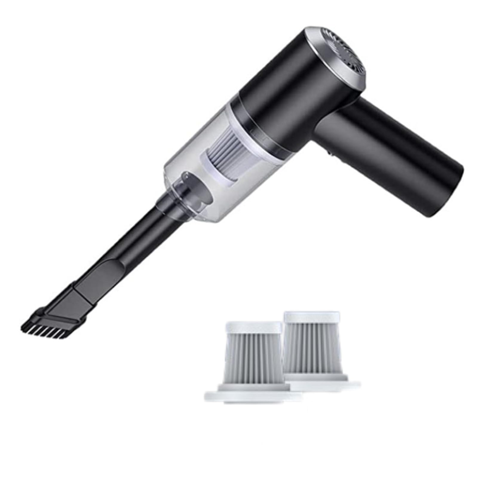 LASULEN 9000Pa Powerful Cordless Handheld Vacuum Cleaner for Car and Home - Rechargeable Portable Car Vacuum with HEPA Filter, Ideal for Pet Hair, Crumbs, Dust - Perfect for Cars, Sofas, Stairs, and Office Cleaning