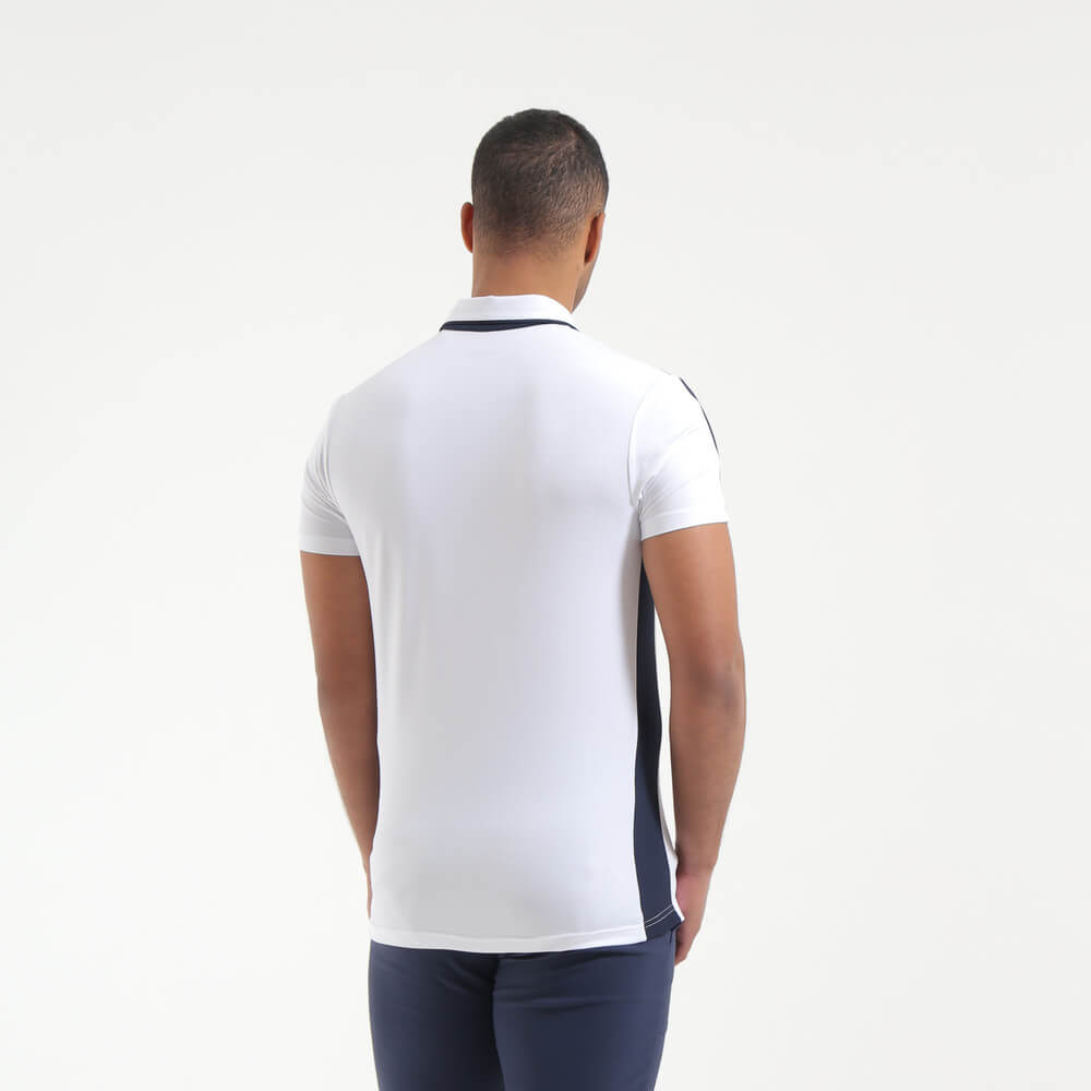 ALBEO Men's Slim Fit Polo Shirt - Breathable Cotton, Moisture Wicking, Comfortable Casual Wear for Golf, Office & Everyday Outfits - Final Sale