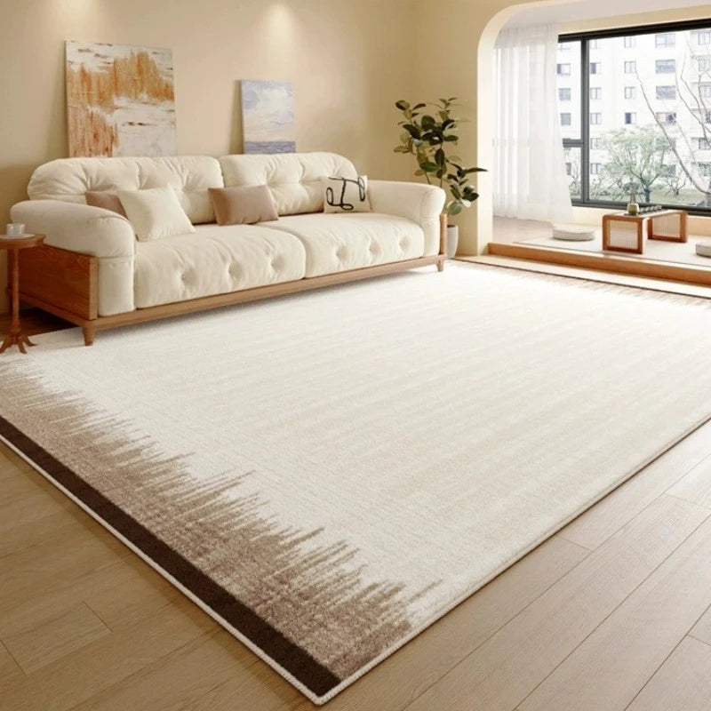 Selah UltraGuard Comfort Plush Geometric Velvet Area Rug - Soft Non-Slip Living Room Rug for Bedroom, Nursery & Home Decor