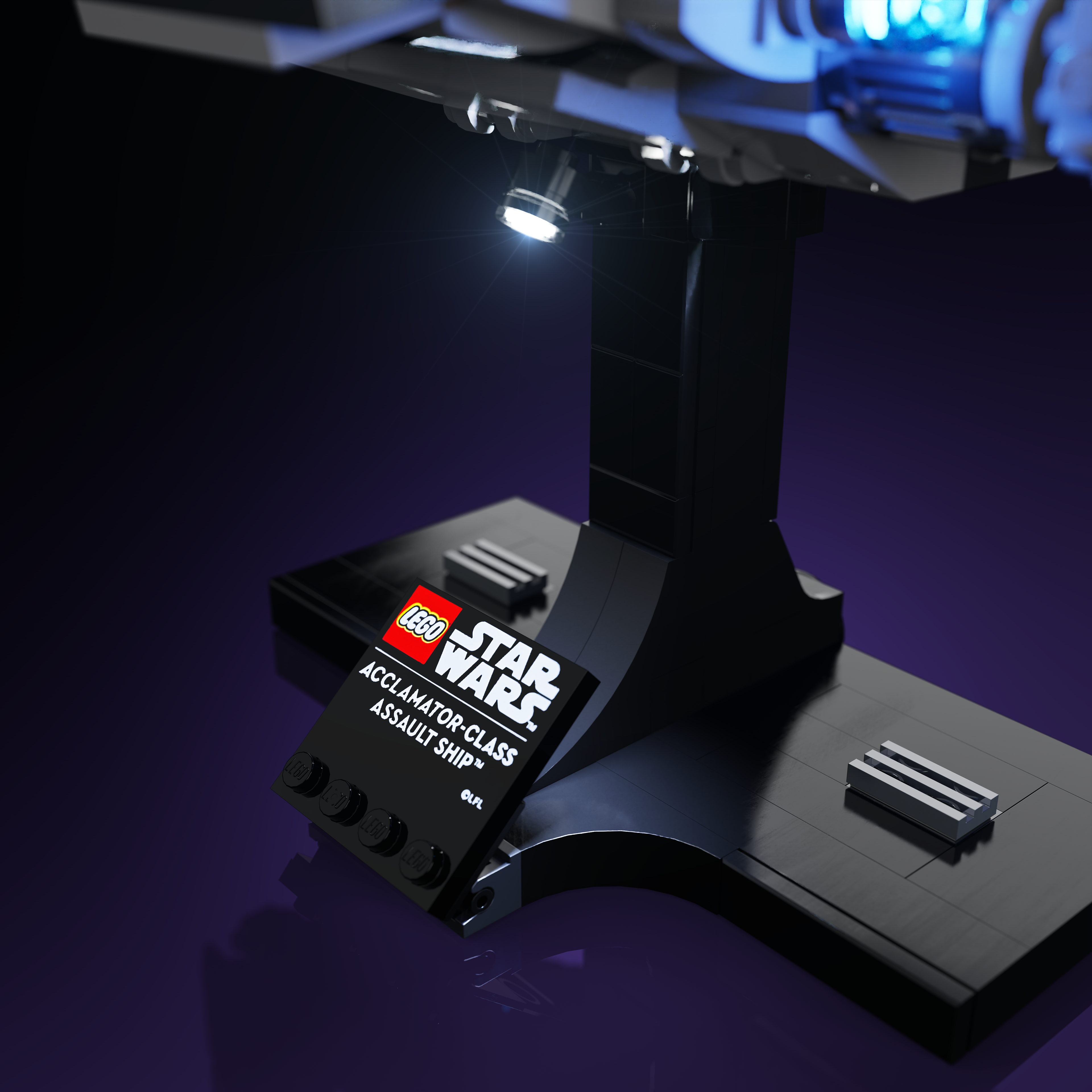 LEGO® Acclamator Class Assault Ship #75404 Light Kit - DIY Lighting Set for Star Wars LEGO Models - Perfect for Display & Nighttime Showcase