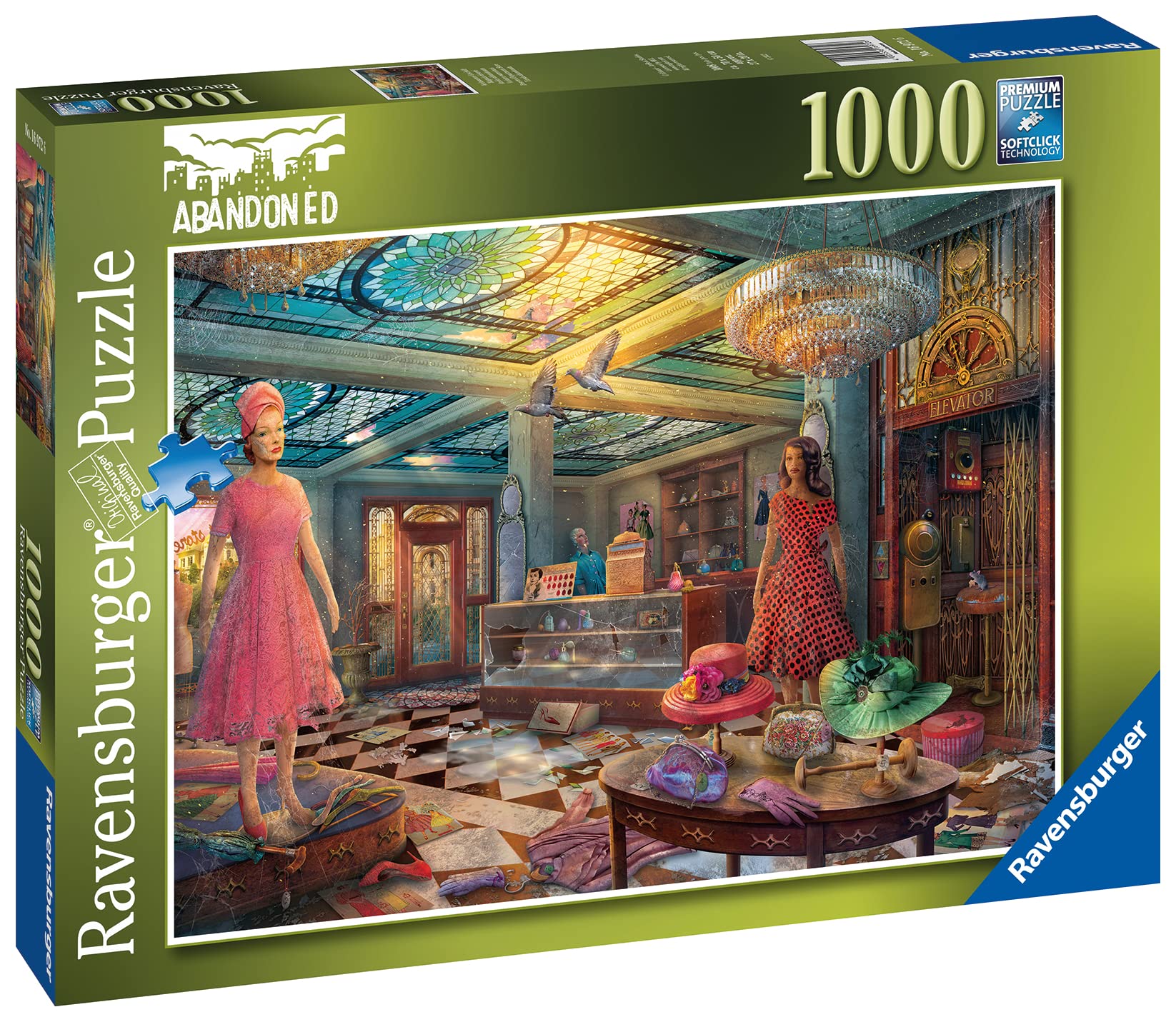 Ravensburger 1000 Piece Puzzle - Abandoned Shop, Adult Jigsaw Puzzles for Framing & Decor, 70x50cm - Perfect Gift for Puzzle Lovers & Home Decoration