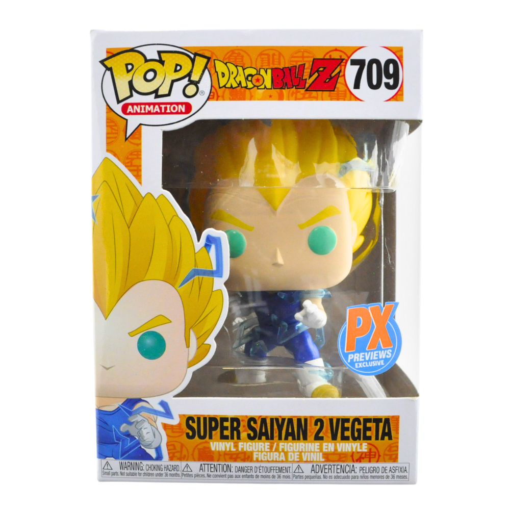 Funko Pop! Super Saiyan 2 Vegeta Dragon Ball Z Action Figure - Exclusive Collectible for Anime Fans & Gift for DBZ Lovers - Perfect for Display, Gaming Room Decor & Pop Culture Collections