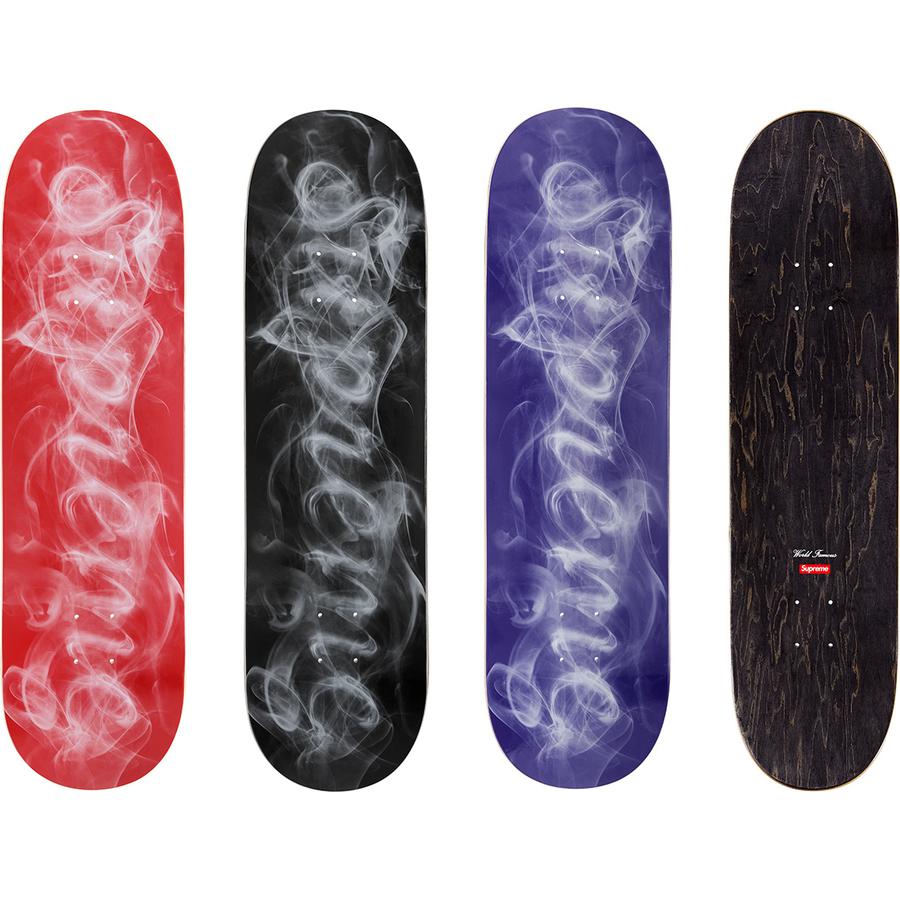 SUPREME 19FW Smoke Skateboard Deck Set of 3 - Professional Skateboards for Street & Park Riding - Perfect for Skaters, Collectors & Gift Giving