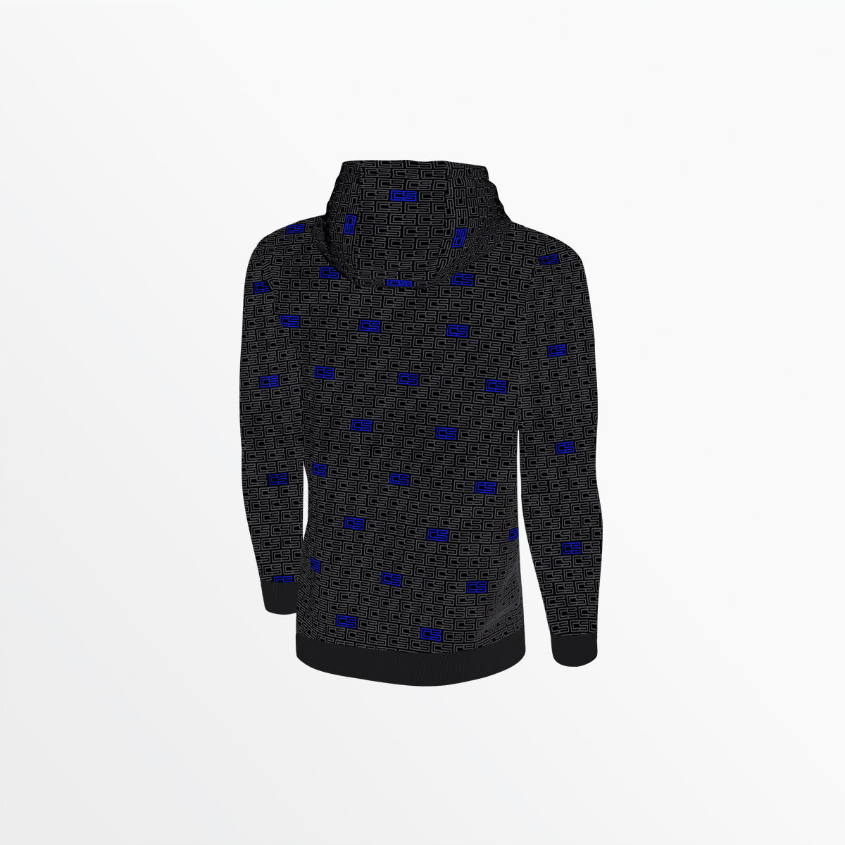 Youth CS Monogram Print Pullover Hoodie - Stylish & Comfortable Sweatshirt for Teens - Perfect for School, Sports & Casual Wear