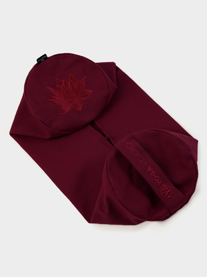 GOTS Certified Organic Cotton Yoga Bolster Cover - Eco-Friendly Replacement for Yoga Studio & Home Practice - Perfect for Meditation, Restorative Yoga & Relaxation