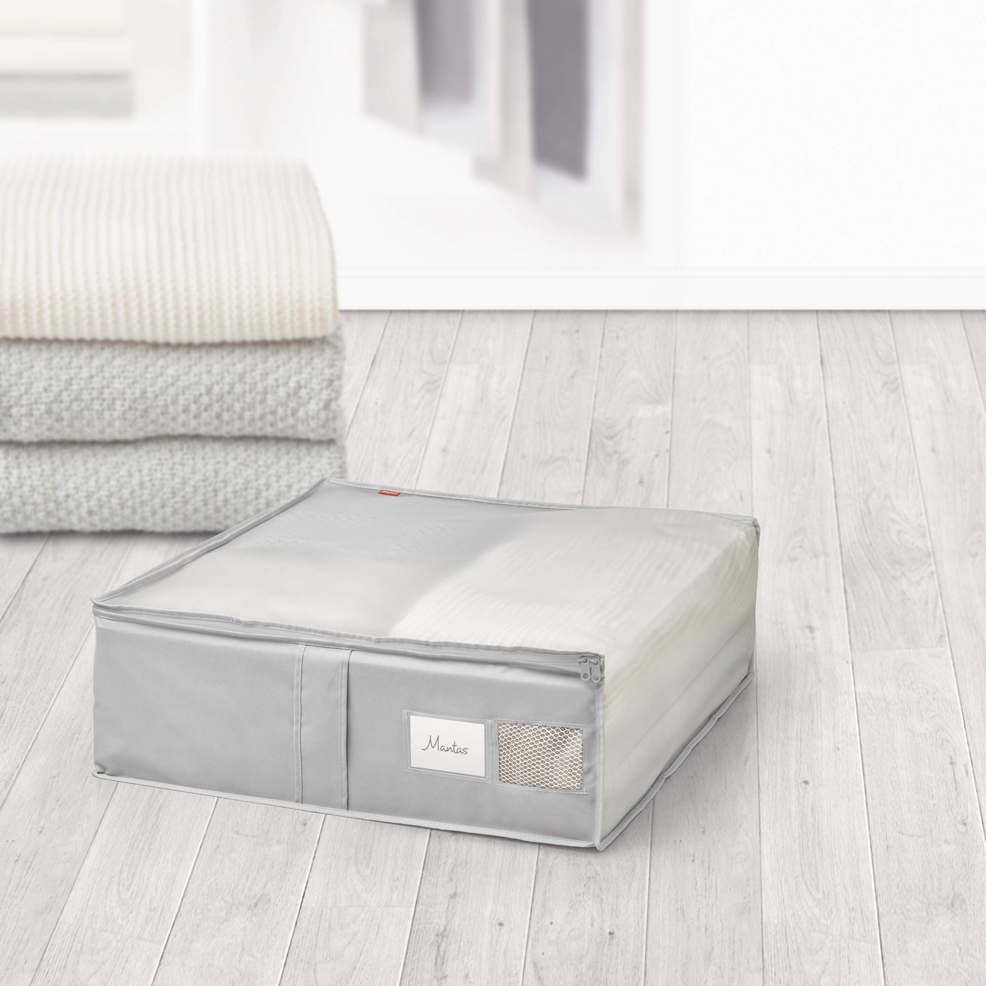 2363.11 Storage Box for Bedding - Foldable Fabric Clothes Organizer with Lid - Perfect for Closet, Underbed & Seasonal Clothing Storage