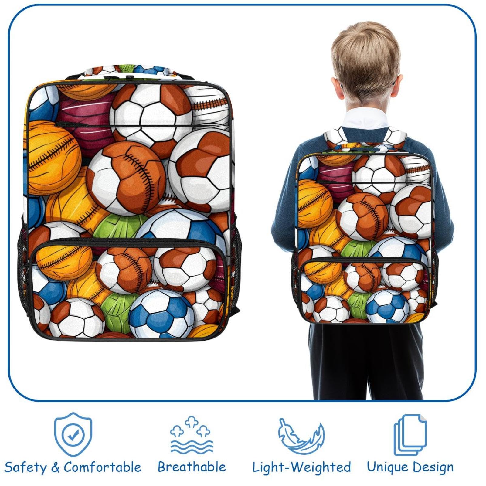 Best Travel Backpack for Men & Women - Durable Sports Backpack for Basketball, Football, Volleyball | Perfect for Gym, School, Hiking & Outdoor Adventures