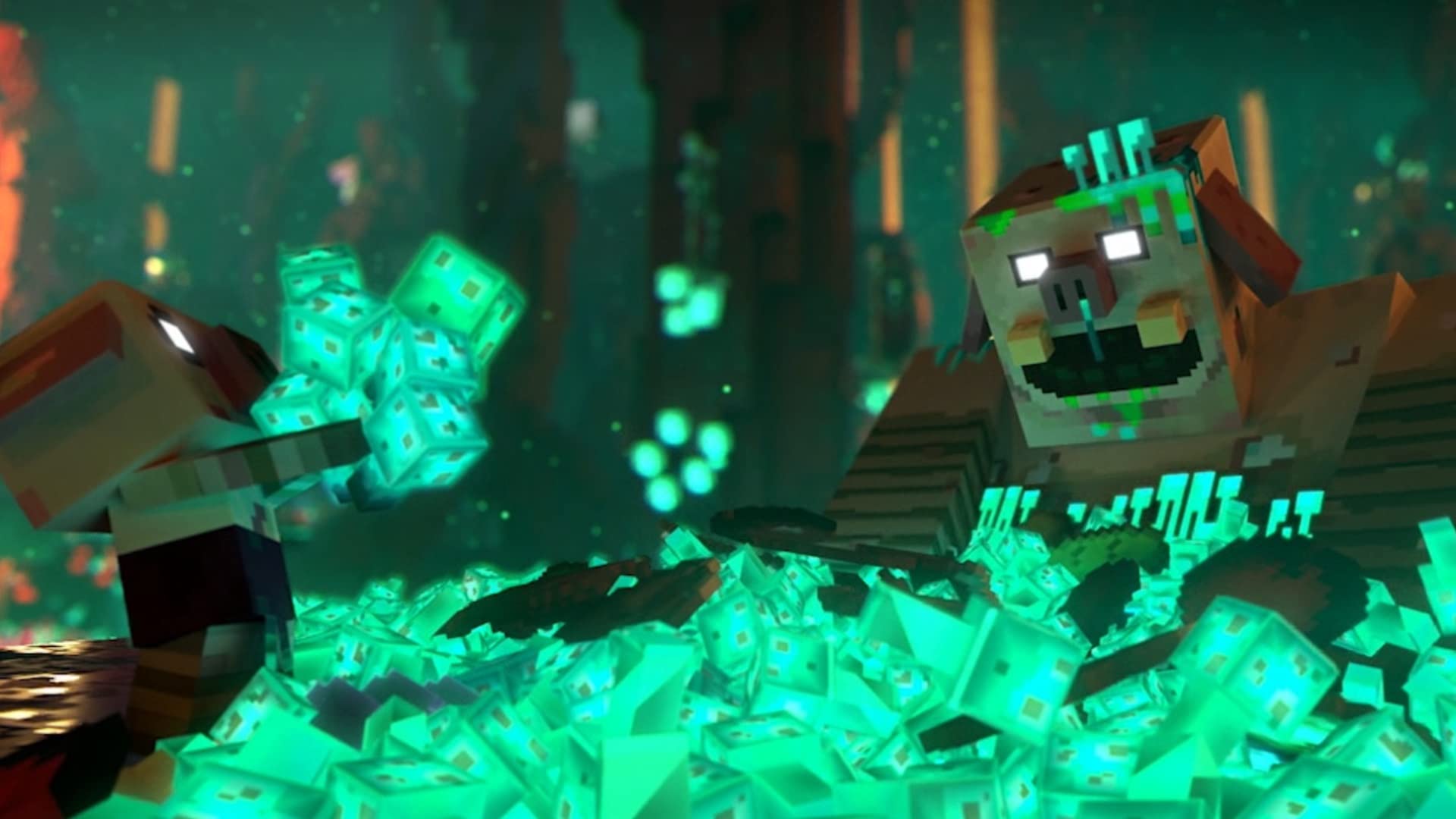 Minecraft Legends Deluxe Edition for PS5 - Premium Game Bundle with Exclusive Content - Perfect for Adventure & Strategy Gaming Enthusiasts