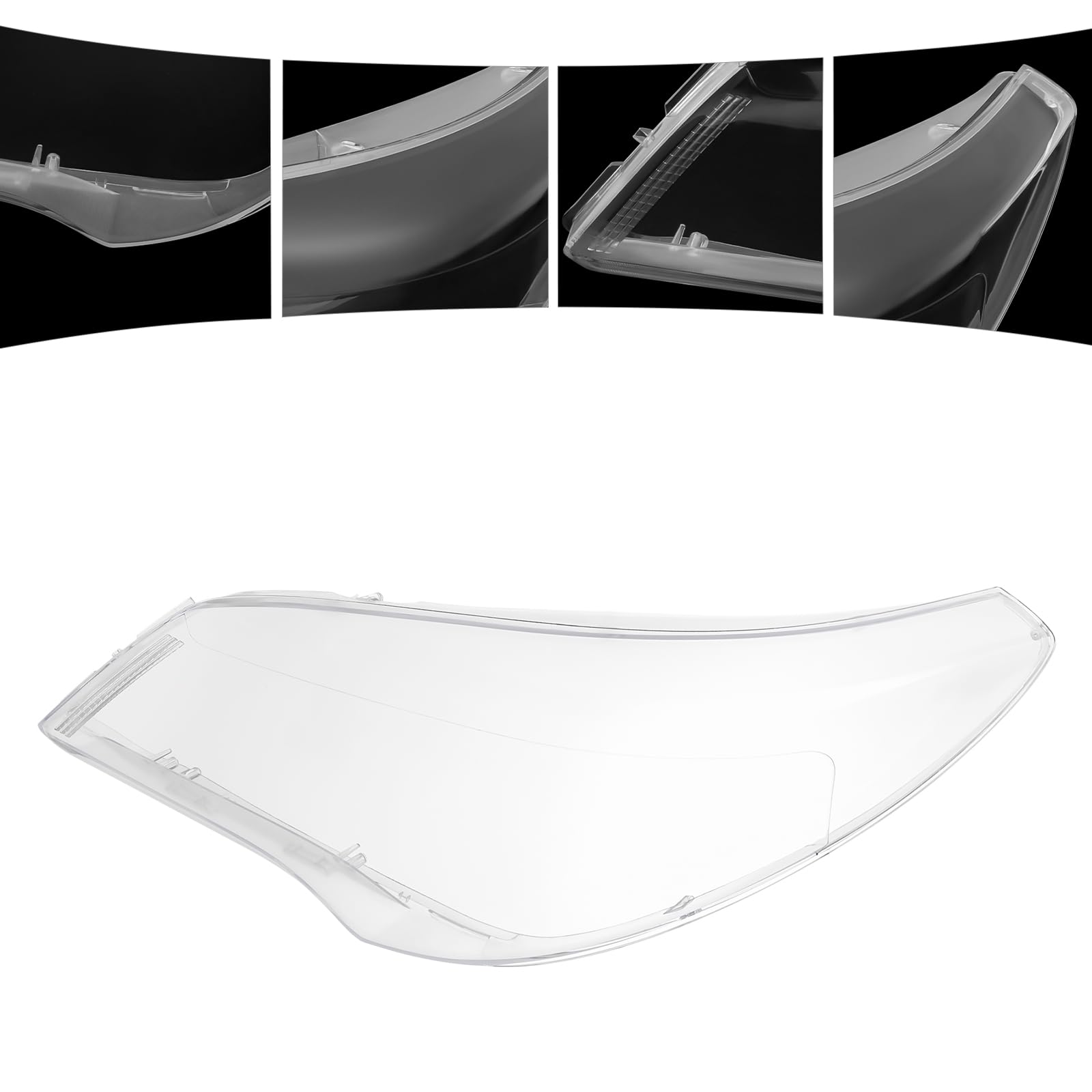 2013-2017 Buick Enclave Left Front Headlight Lens Cover - Driver Side Replacement Clear Lens for Improved Night Visibility & Safety Driving