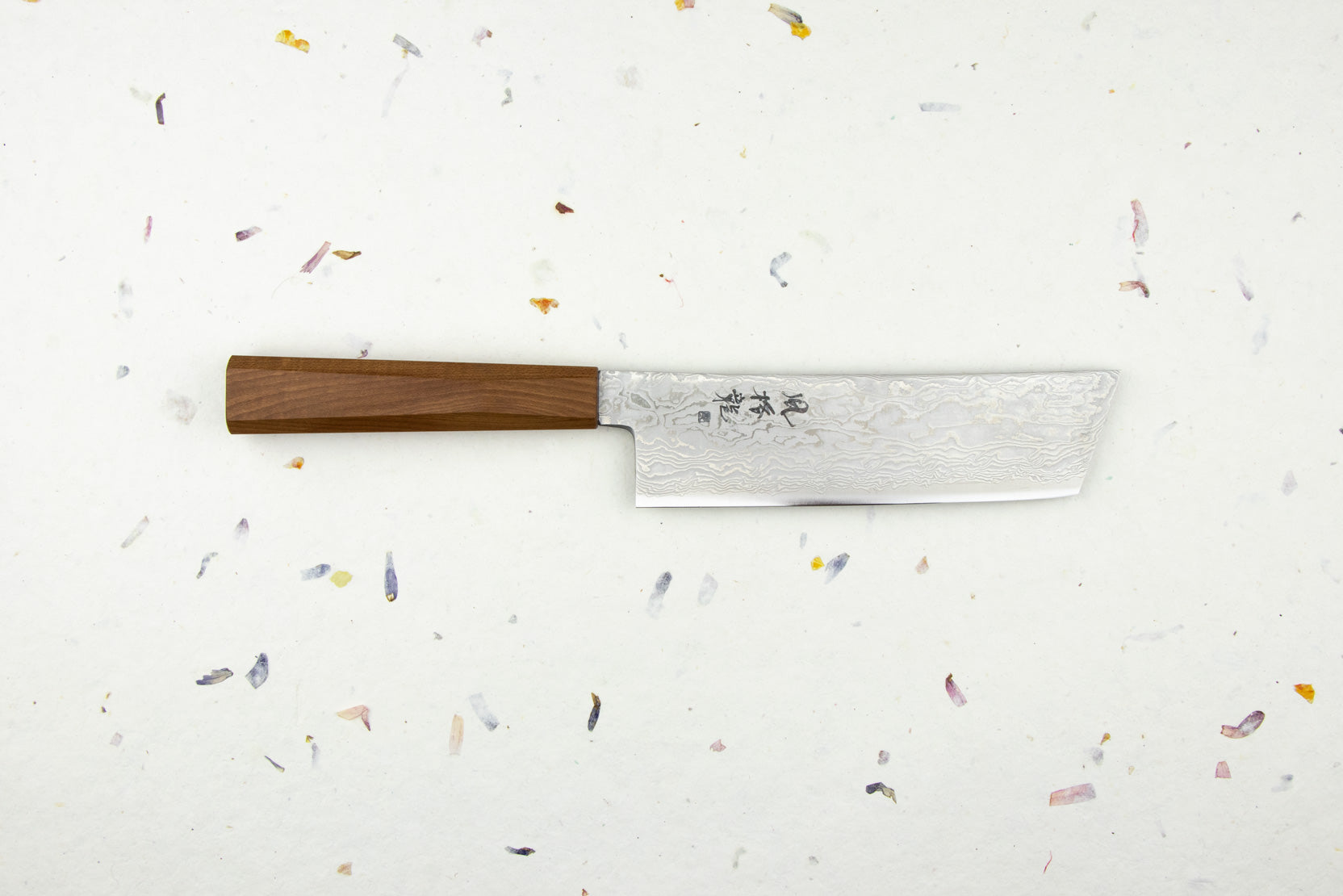 Premium Ryusen Fukakuryu Nakiri Knife 155mm - Japanese High-Carbon Steel Blade for Professional Chefs & Home Cooking - Perfect for Slicing Vegetables, Herbs & Sushi Prep