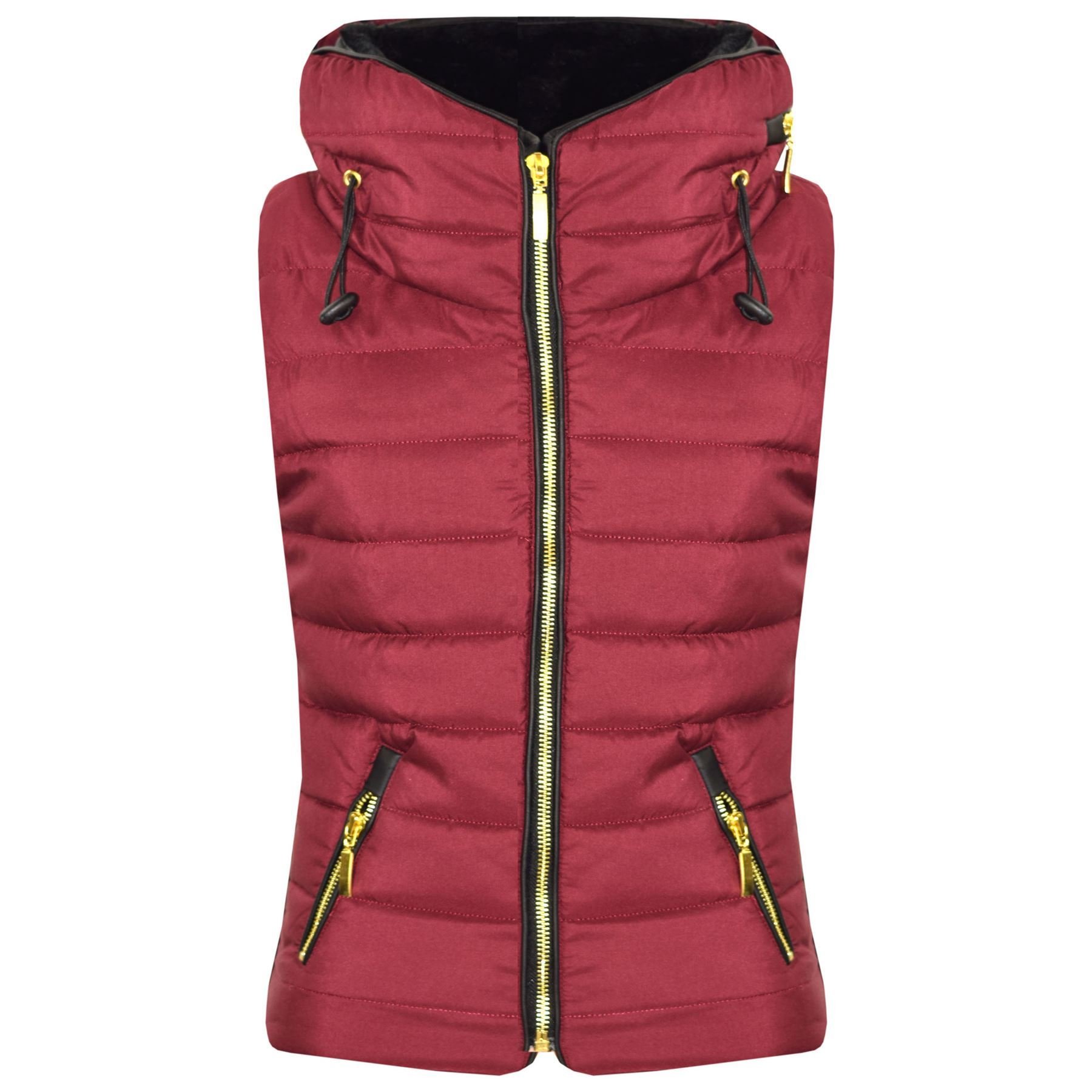 Girls' Puffer Vest with Bubble Sleeves - Hooded Sleeveless Jacket for Kids - Warm Winter Body Warmer for Outdoor Play & School Activities