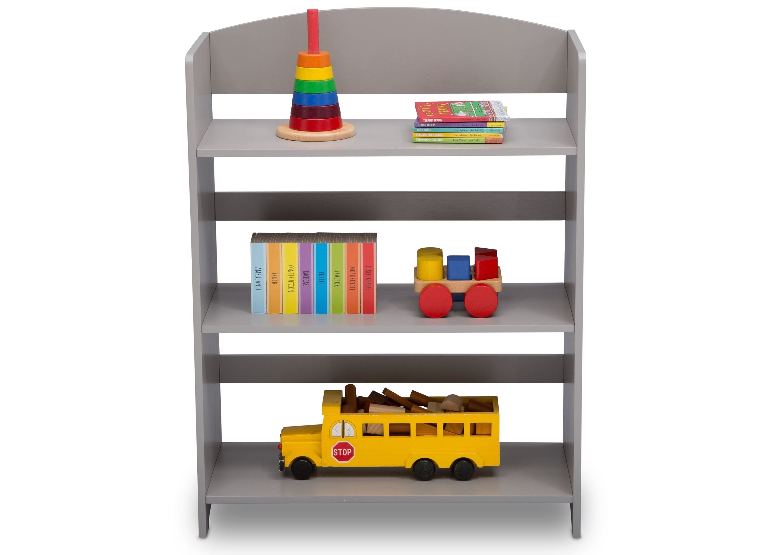 MySize Bookshelf - Adjustable & Modern Wooden Bookshelf for Home, Office, or Kids Room - Perfect for Organizing Books, Toys, and Decor