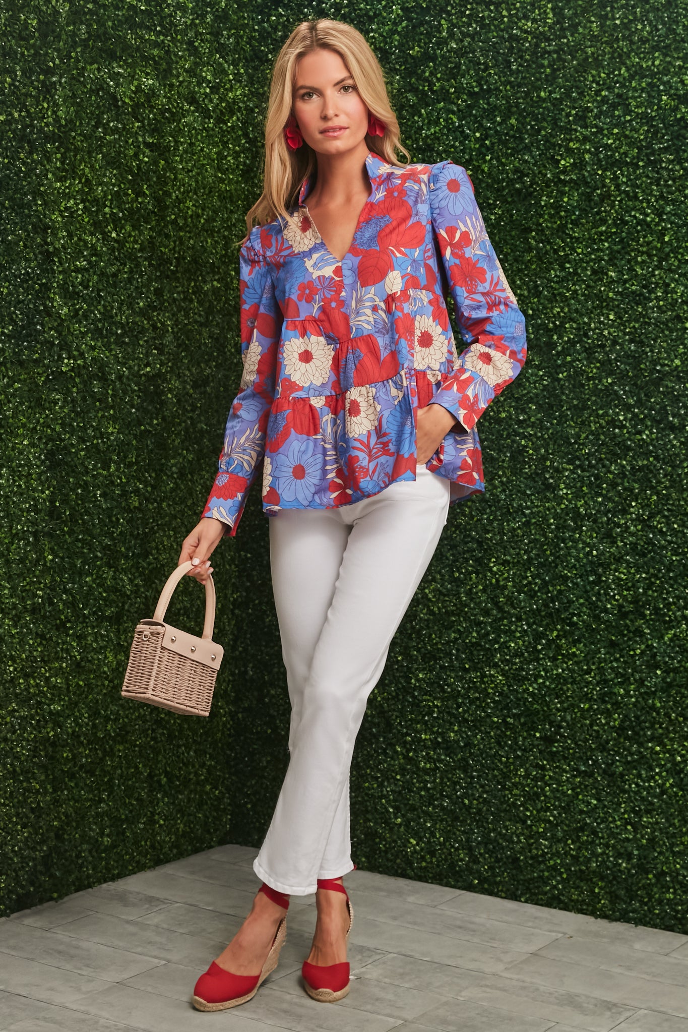 Blue Rhapsody Bristol Top - Stylish Women's Casual Blouse for Everyday Wear | Perfect for Office, Dating & Weekend Outfits