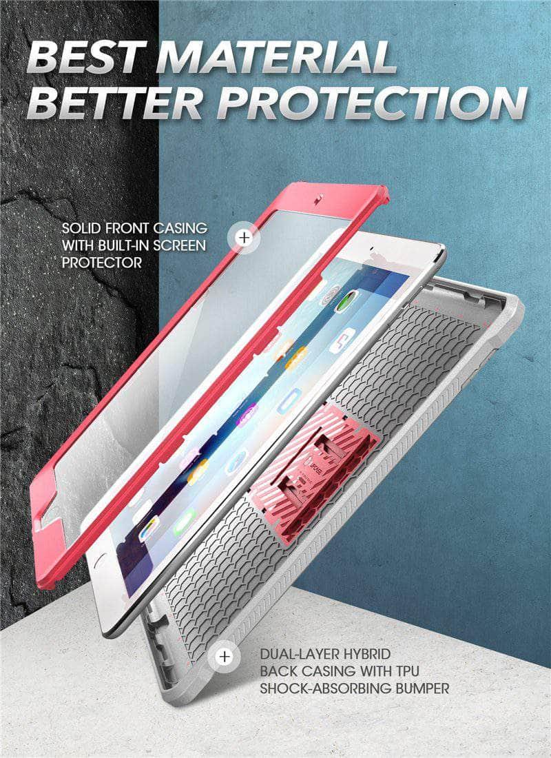 SUPCASE UB PRO Rugged Case for iPad 10.2 (7th/8th Gen 2019/2020) - Shockproof Cover with Built-in Screen Protector | Perfect for Outdoor, Travel & Kids Use