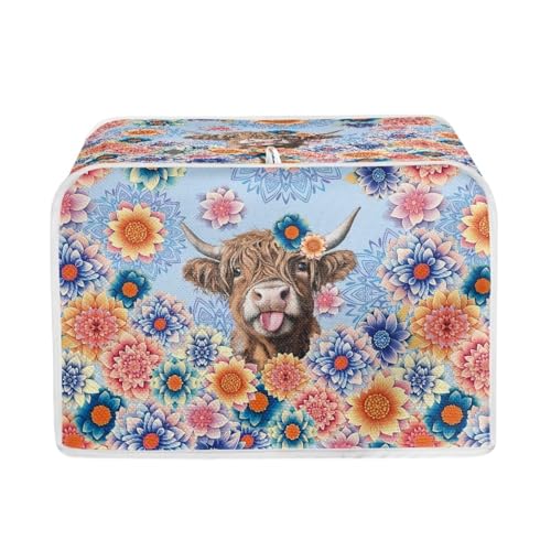 Boho Mandala Highland Cow 2