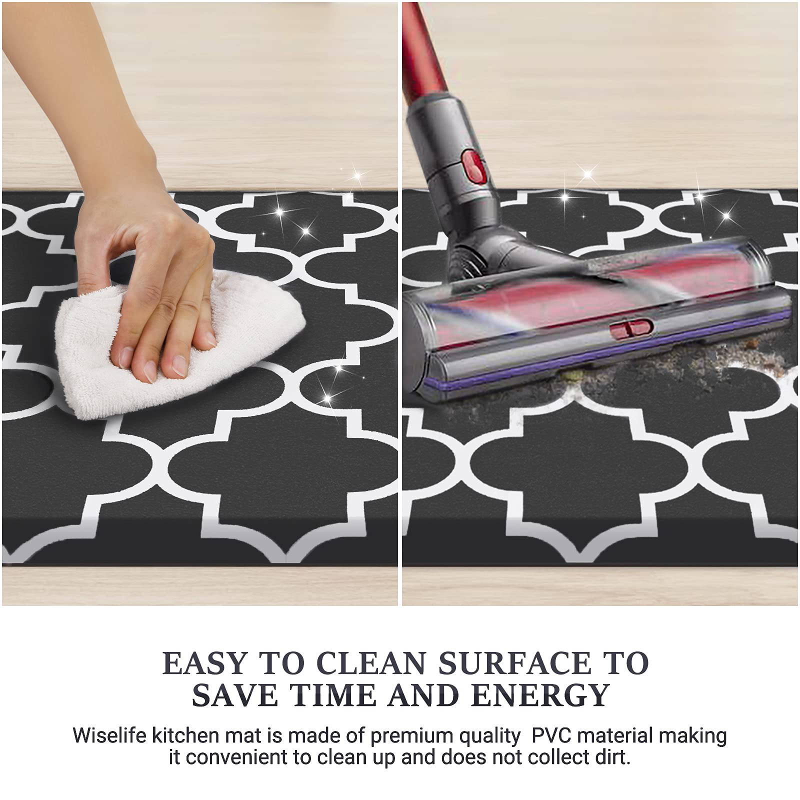 WISELIFE Anti-Fatigue Kitchen Mat - 17.3
