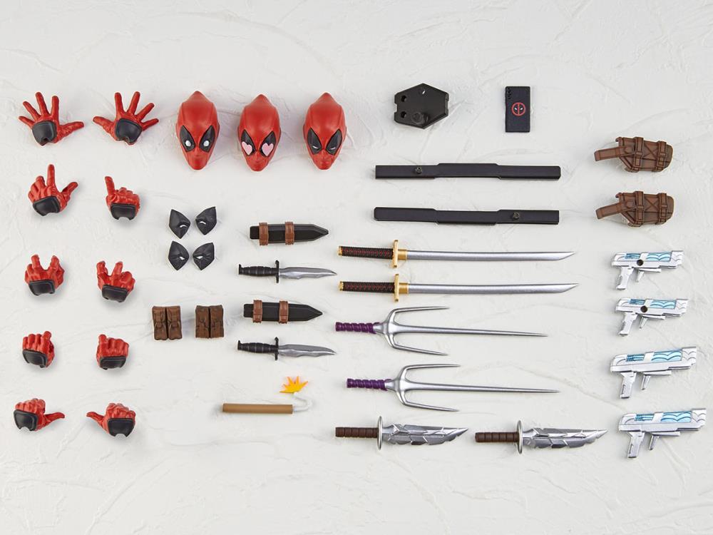 Amazing Yamaguchi Revoltech Deadpool 2.0 Action Figure No. 025 - Highly Articulated Collectible for Marvel Fans & Display