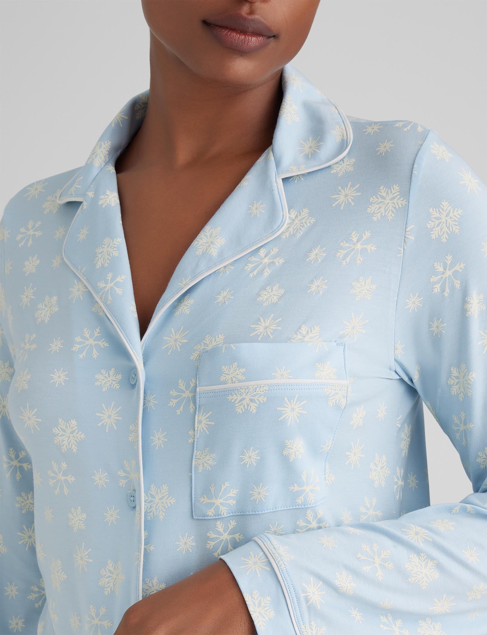 Cozy Women's Long Sleeve Pajama Set - Soft Sleepwear Loungewear for Relaxing at Home & Bedtime Comfort