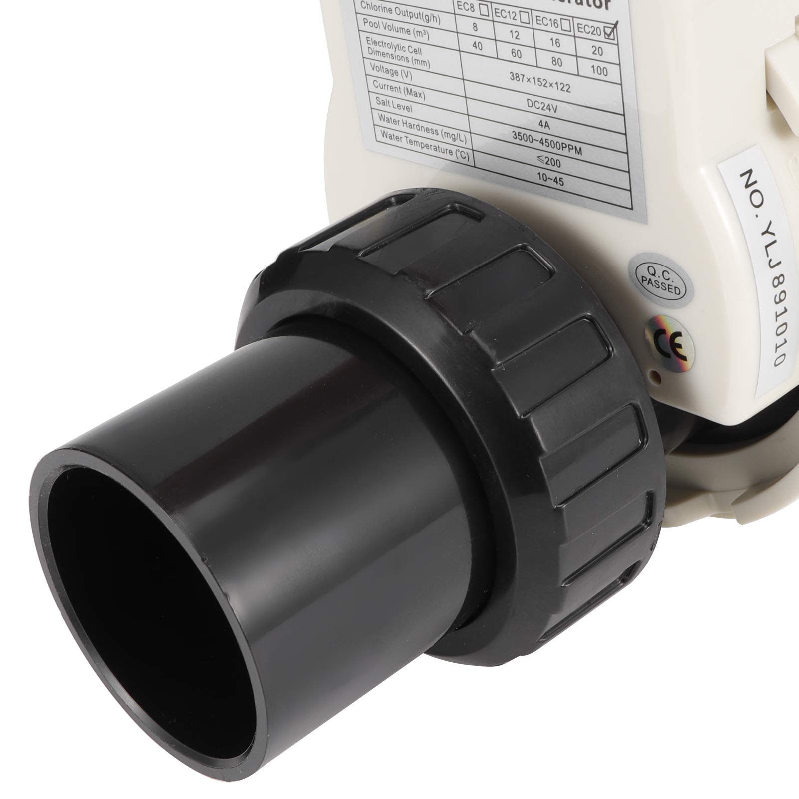 Salt Water Pool Chlorinator System - 25,000 Gallon Saltwater Pool Chlorine Generator | Compatible with 1.5