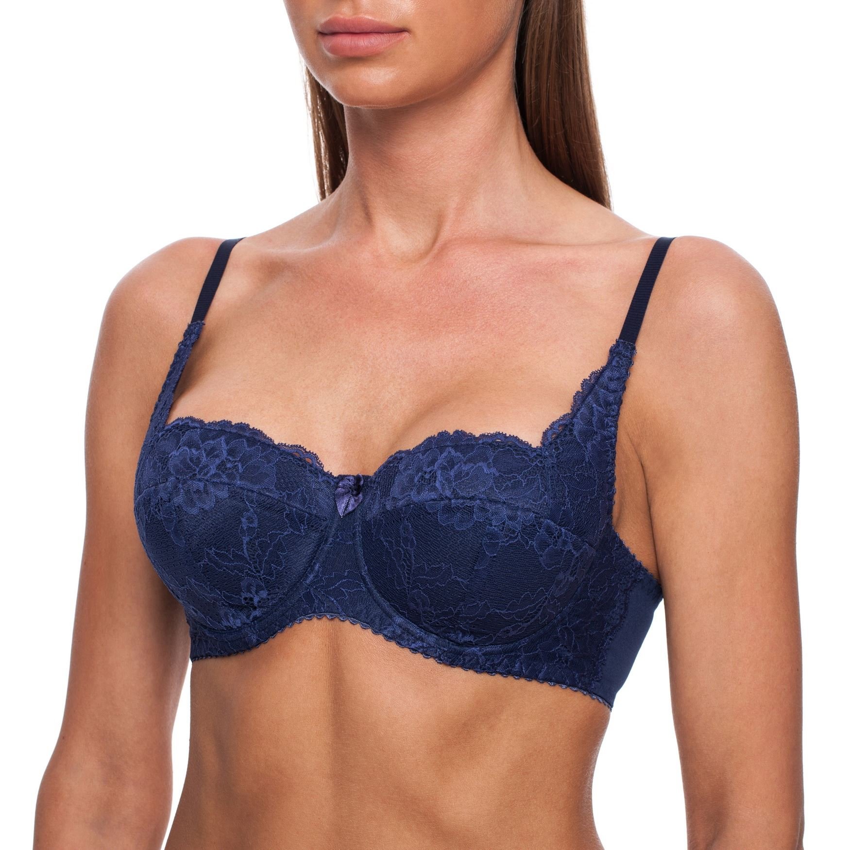 Sexy Push Up Balconette Lace Shelf Bra for Women - Comfortable Underwire Support & Lift - Perfect for Dresses, Tops & Special Occasions