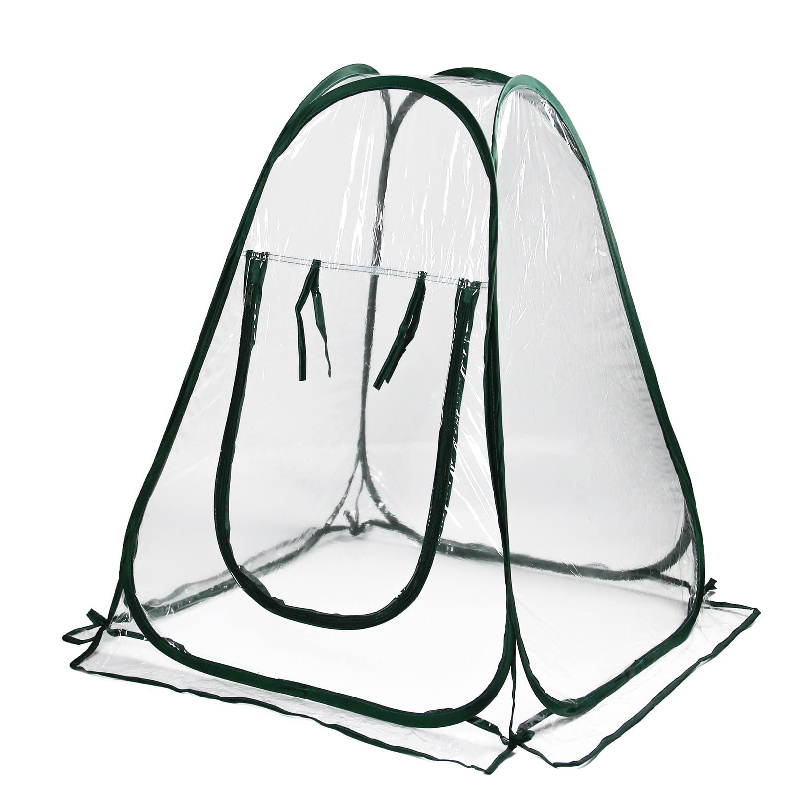 YaYiYa Mini Greenhouse - Portable Plant Overwintering Tent with PE Cover, Frost Protection for Outdoor Plants | Ideal for Winter Gardening, Seed Starting & Protecting Delicate Plants from Cold Weather
