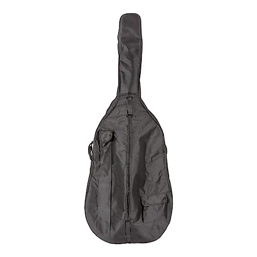 Premium CC485 Double Bass Gig Bag - 1/2 Size Waterproof Case with Padded Protection & Shoulder Straps - Ideal for Orchestra, Music School & Professional Musicians