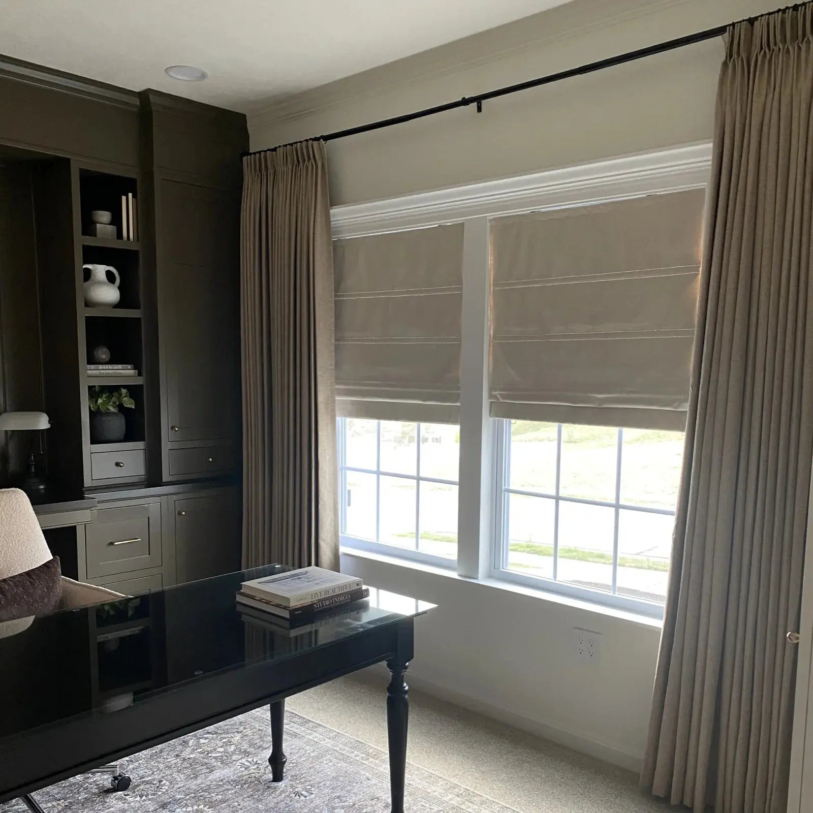 Zola Custom Heavyweight Pleated Curtains for Living Room & Bedroom - Blackout Drapes for Home Decor & Light Control