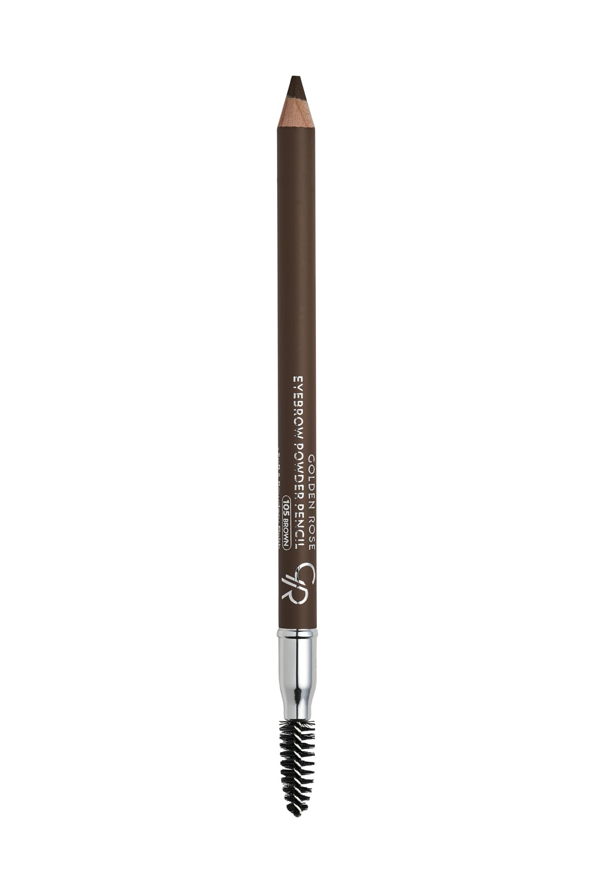 Golden Rose Eyebrow Powder Pencil - #105 Dark Brown | Waterproof & Long-Lasting Brow Makeup | Perfect for Everyday Natural Look & Special Occasions