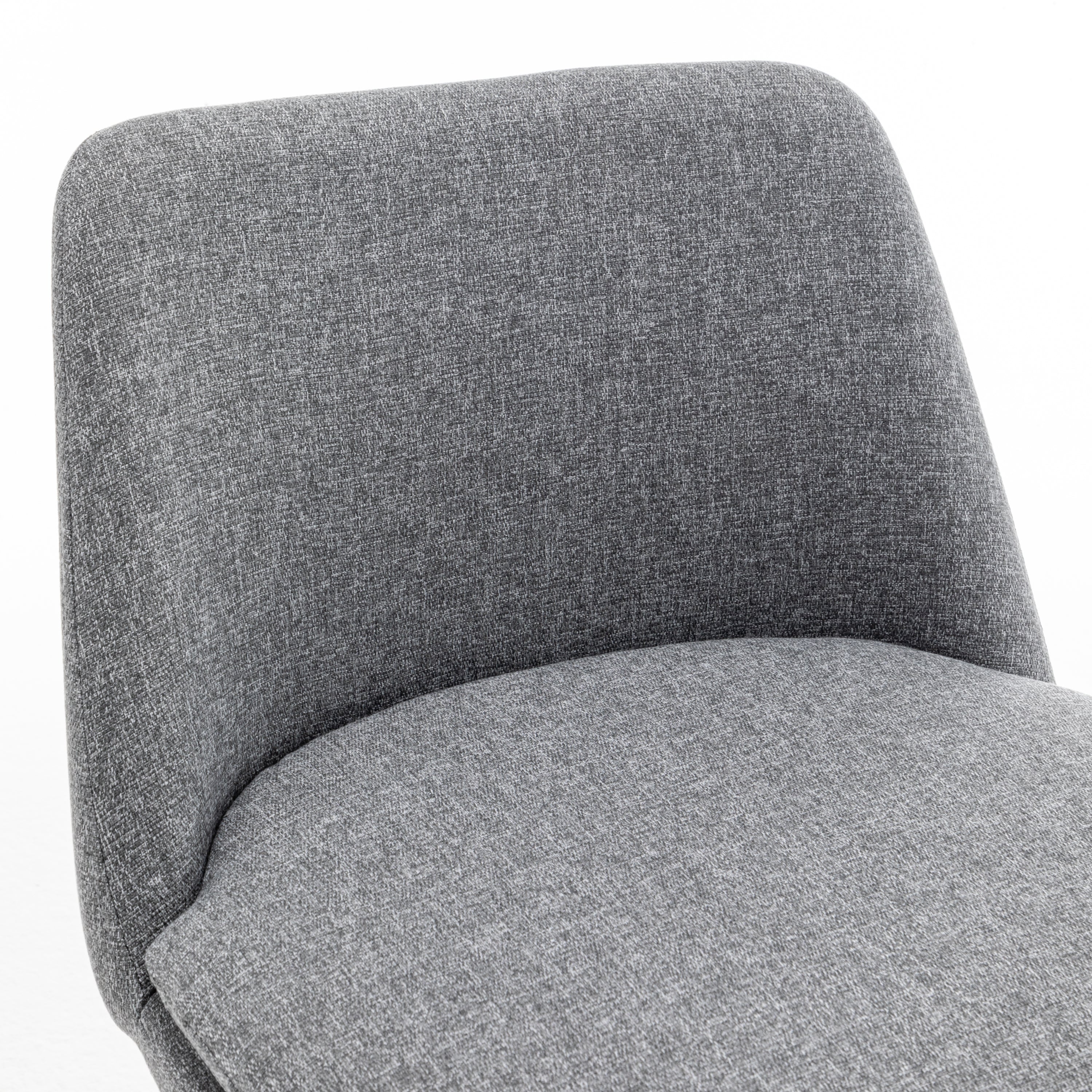 360° Swivel Counter Height Bar Stools Set of 2 - Upholstered with Back Support & Sturdy Metal Legs, 25.6