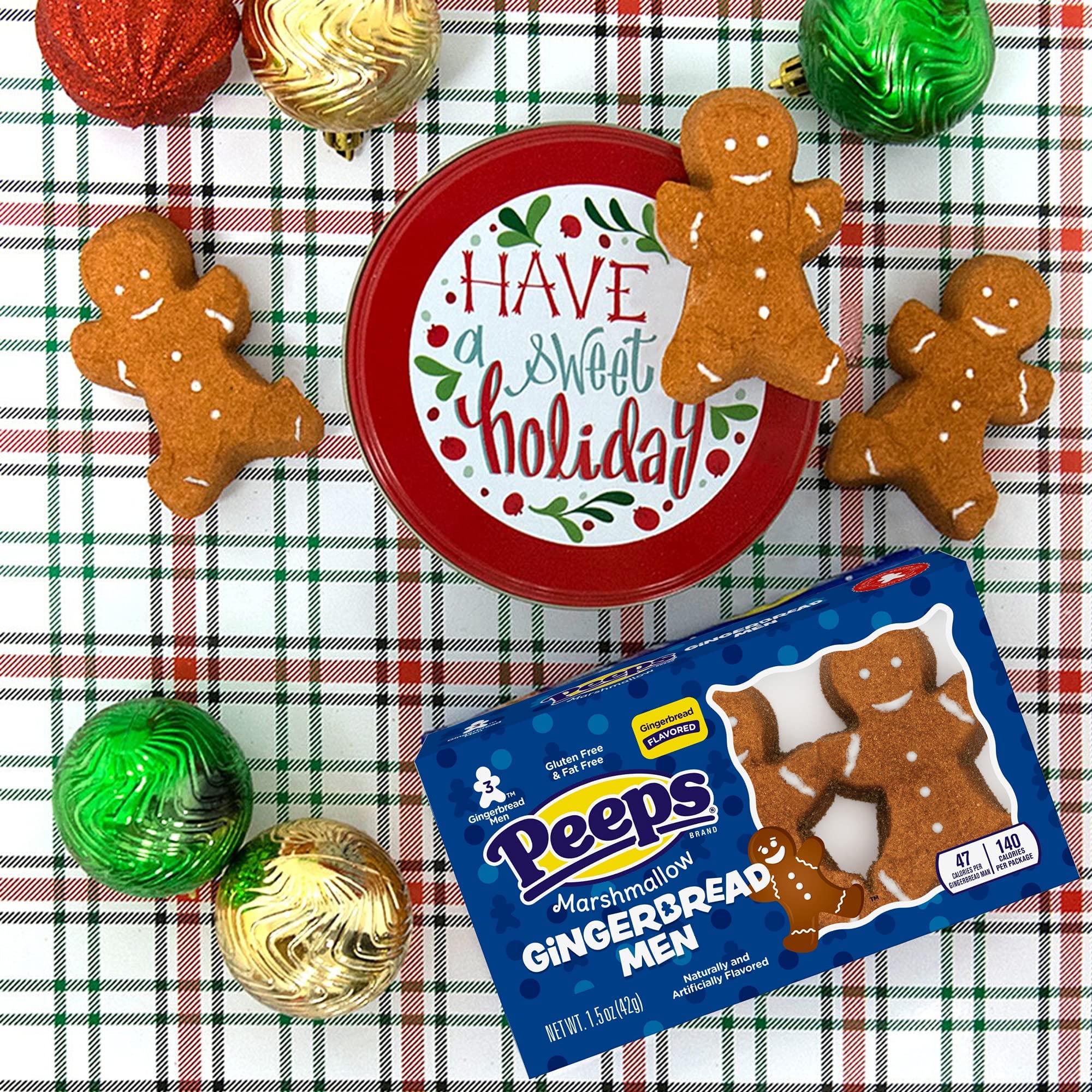 Needzo Christmas Marshmallow Candy - 4 Pack of Sugar Coated Character Shaped Marshmallows | Holiday Party Favors, Stocking Stuffers & Gift Bags for Kids