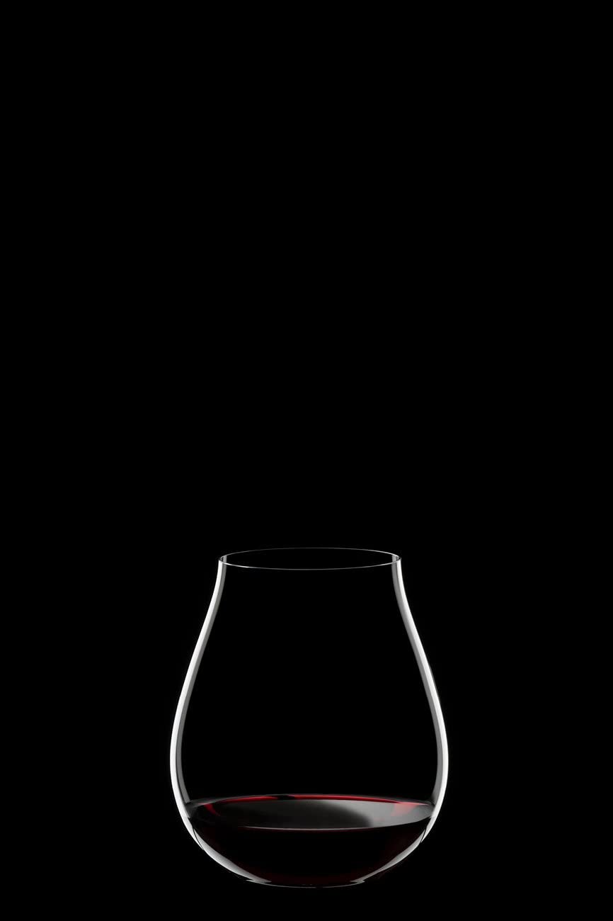 Riedel O Wine Tumbler Pinot Noir Glass Set of 2 - Premium Crystal Stemless Wine Glasses for Red Wine Lovers - Perfect for Dinner Parties, Wine Tasting & Home Entertaining