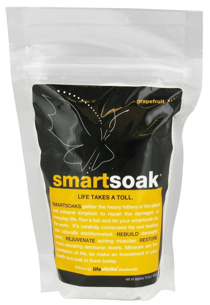 Grapefruit SmartSoak 16oz Bath Powder by Duggan Sisters - Refreshing Citrus Aromatherapy for Relaxation & Stress Relief