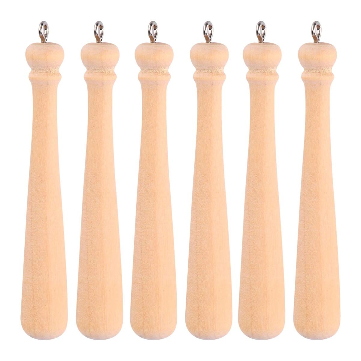50pcs Mini Wooden Baseball Bats - Natural Wood Craft Bats for DIY Keychains, Cake Toppers & Party Favors - Perfect for Baseball Themed Parties, Sports Fan Gifts & Home Decor