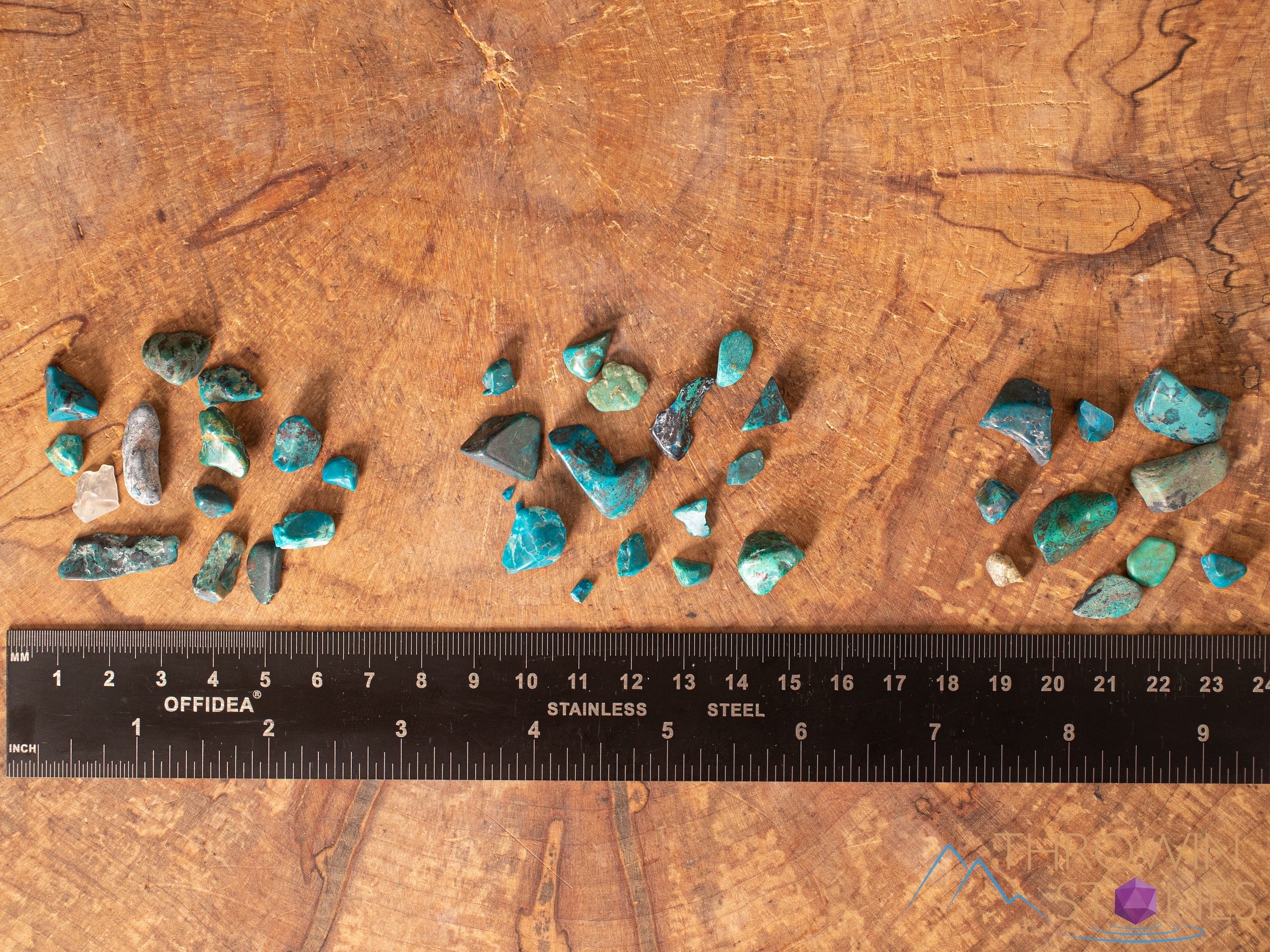 CHRYSOCOLLA Tumbled Stones - Natural Healing Crystals for Meditation, Stress Relief & Positive Energy | Perfect for Reiki, Home Decor & Spiritual Wellness