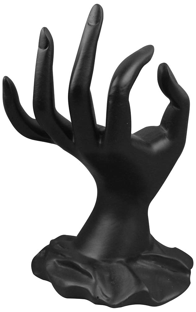 ChezMax Jewelry Display Hand Ring Holder - Elegant Resin Mannequin Shaped Bracelet & Necklace Stand for Home Organization | Perfect for Jewelry Store Displays, Bedroom Vanity Decor, and Gift Packaging Presentation
