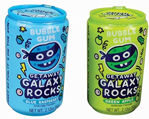 Galaxy Rocks Bubble Gum Candy - 12 Pack for Kids Party Favors