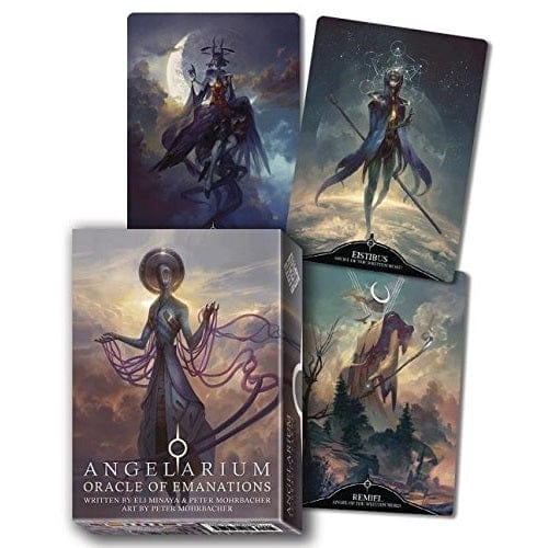 Angelarium Oracle of Emanations - Divine Guidance Tarot Cards for Spiritual Awakening & Meditation | Perfect for Oracle Readings, Energy Healing & Sacred Rituals