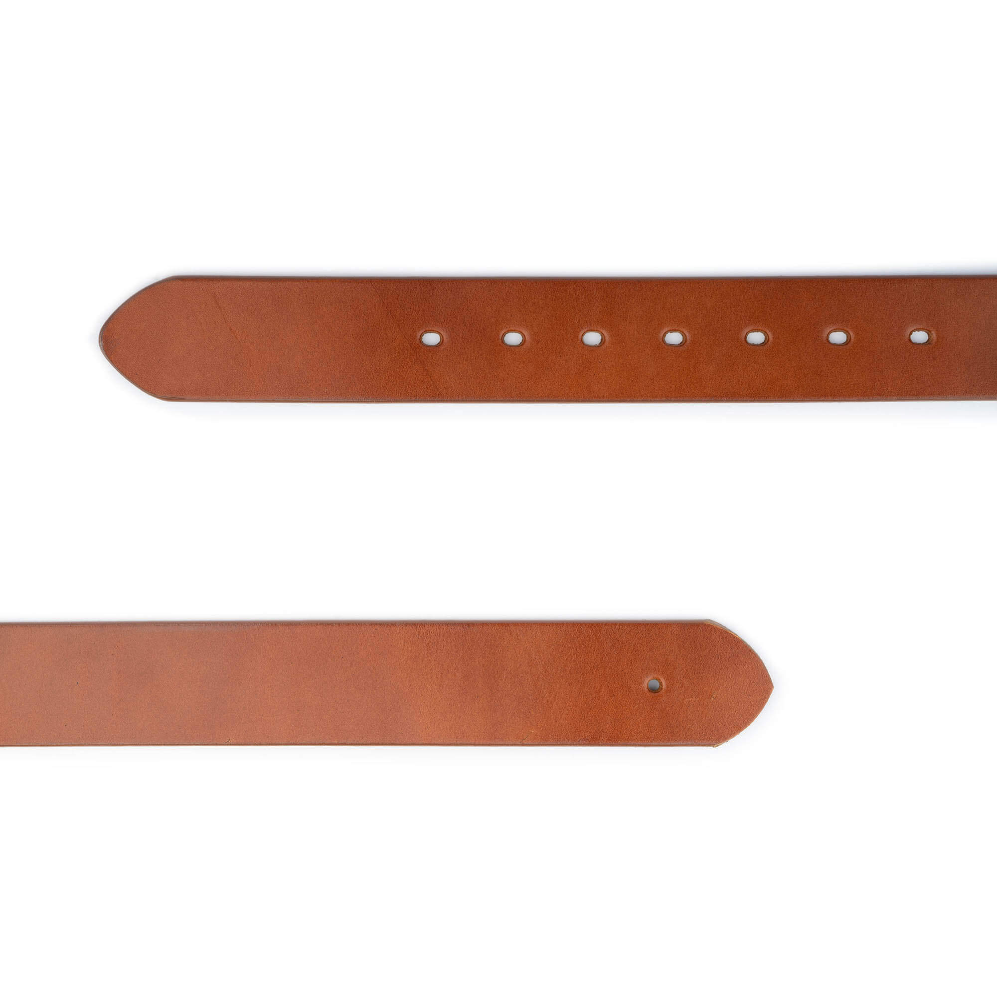 Men's Wide Thick Brown Cognac Leather Belt Strap - Replacement for Dunhill Buckles - Perfect for Business, Casual & Formal Wear