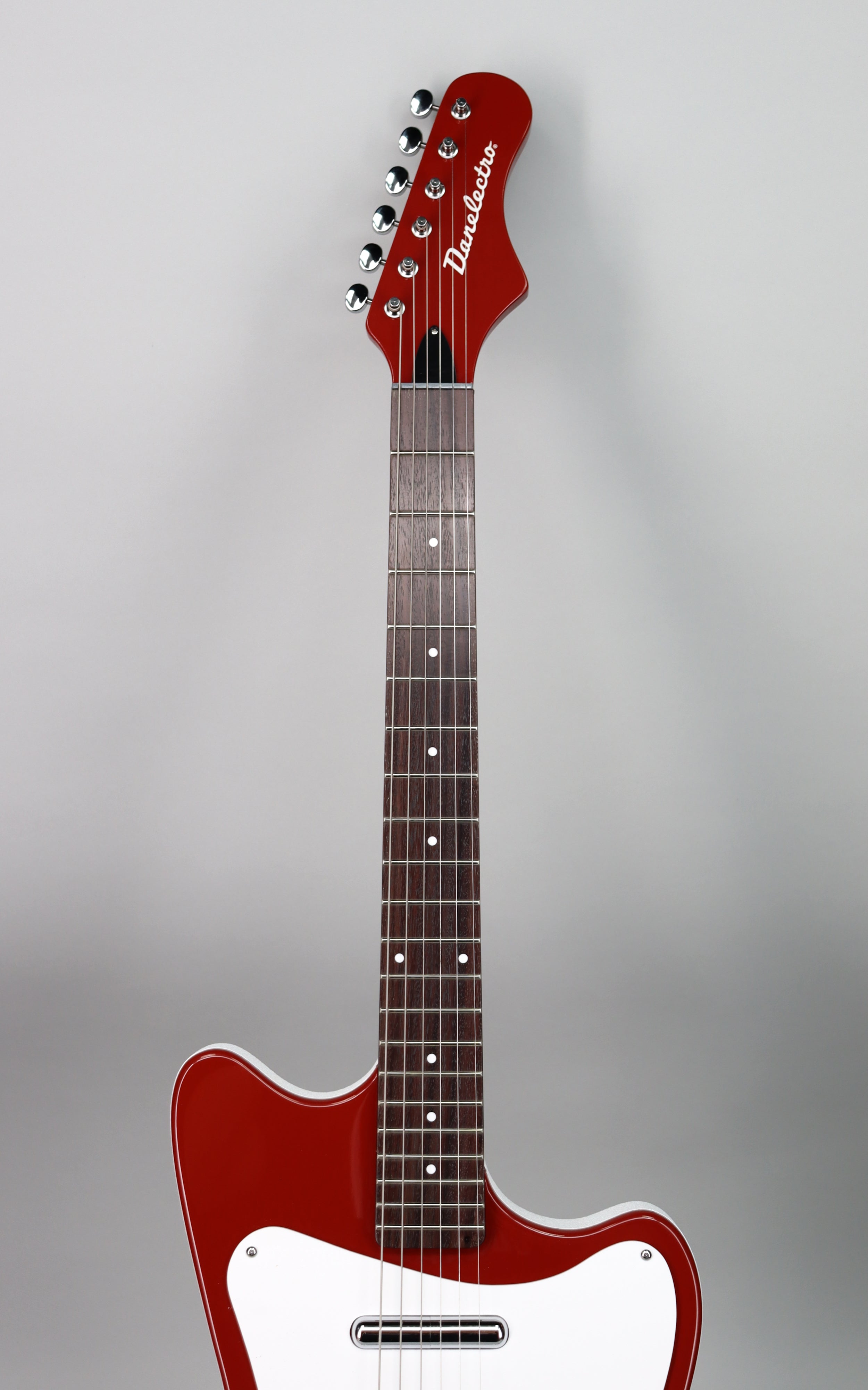 Vintage Danelectro '67 Dano Red Electric Guitar - Classic Retro Style for Rock, Blues & Indie Music Performance & Collection