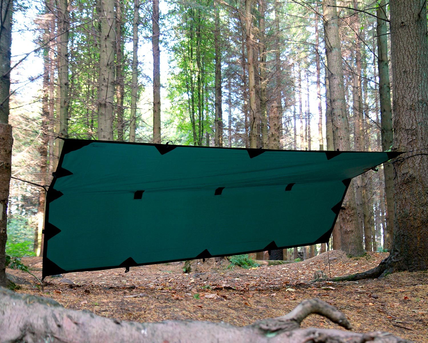 DD Tarp S - 100% Waterproof Lightweight Camping Tarp (9ft x 5ft, Olive Green) - Compact Rain Shelter for Backpacking, Hiking, Bikepacking & Outdoor Adventures - Perfect for Day Trips, Emergency Shelter & Hammock Protection