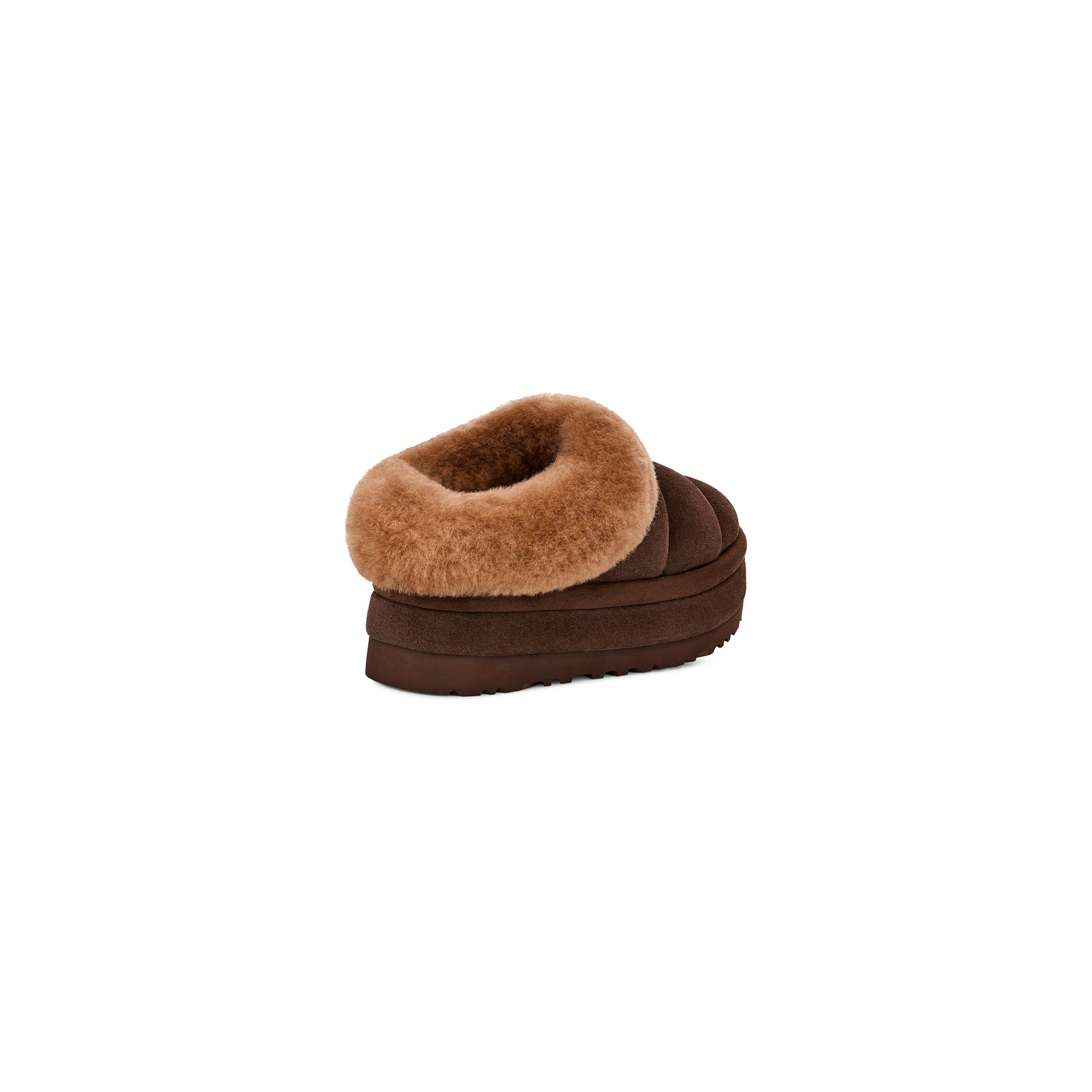 UGG Women's Tazzlita Slippers in Hardwood - Cozy Fleece-Lined House Shoes for Winter Comfort at Home