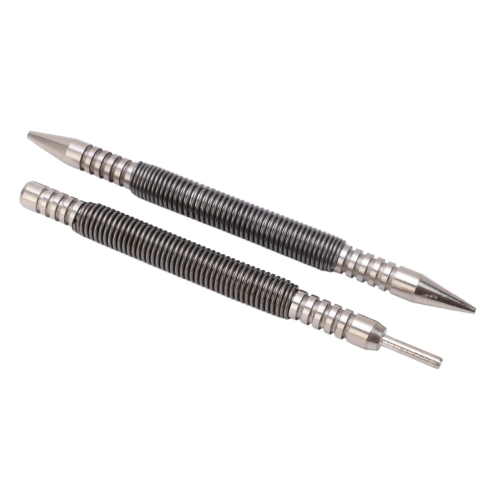 EXCLUZO Spring Nail Set - 2-Piece 3500PSI Carbon Steel Hinge Pin Punch Kit for Professional & Home Use | Perfect for Marking, DIY Projects & Automotive Repairs