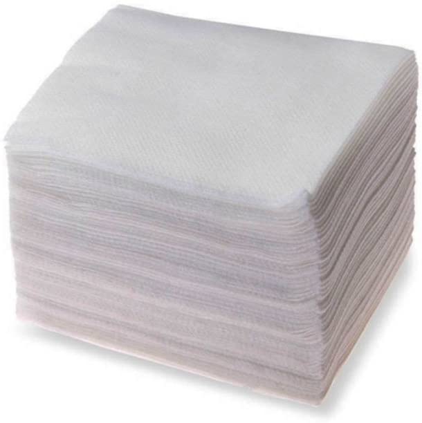 Elecsera 7x8 Inch Disposable Cotton Facial Tissues - 100 Count Multipurpose Wipes for Home, Beauty Salon & Travel | Gentle Makeup Removal, Baby Care & First Aid Essentials
